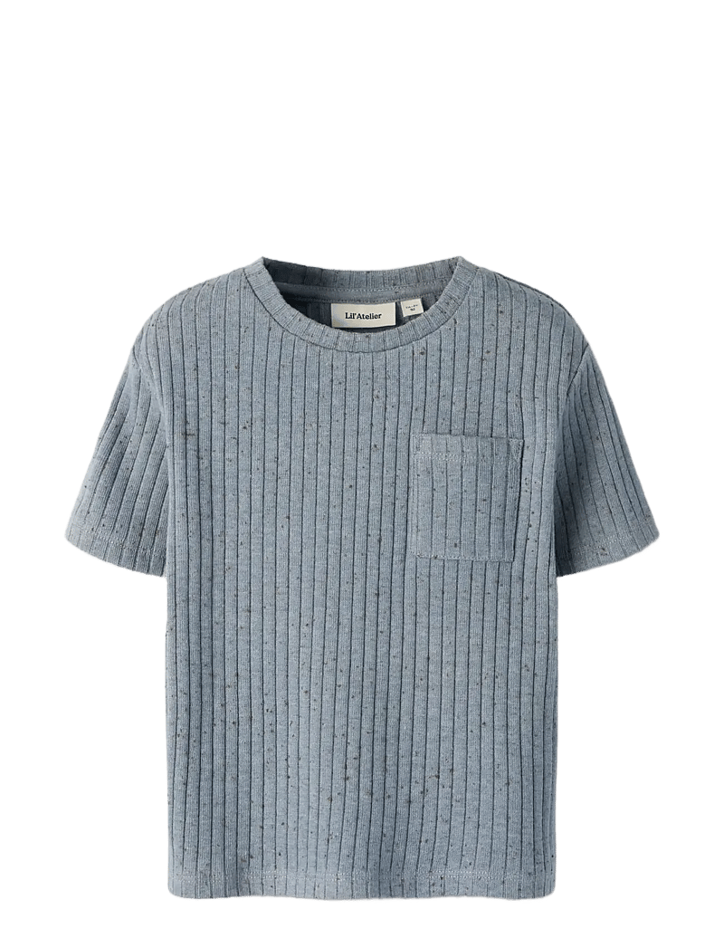 Lil'Atelier - NMMOMILO SS LOOSE TOP LIL - kurzärmelige - tradewinds - 3