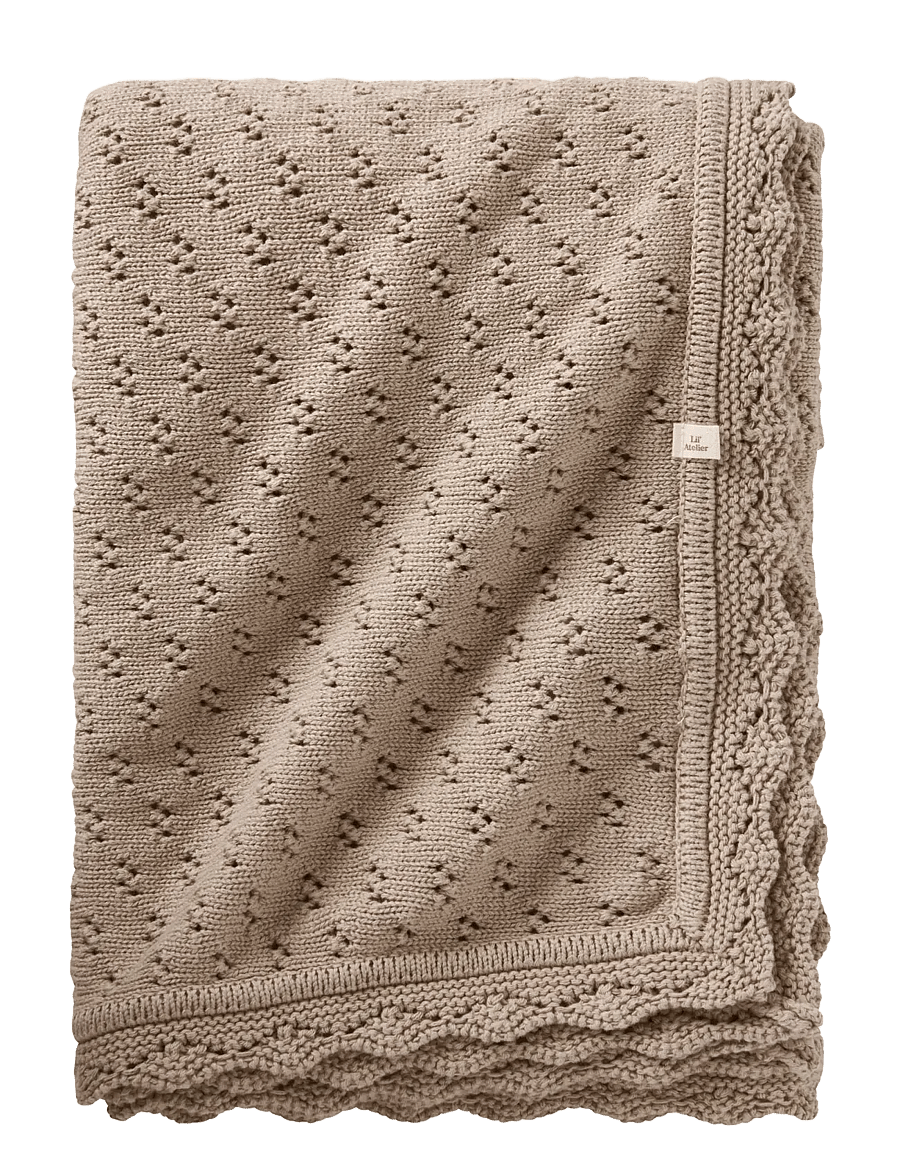 Lil'Atelier - NBNNILIO KNIT BLANKET LIL - oxford tan - 1