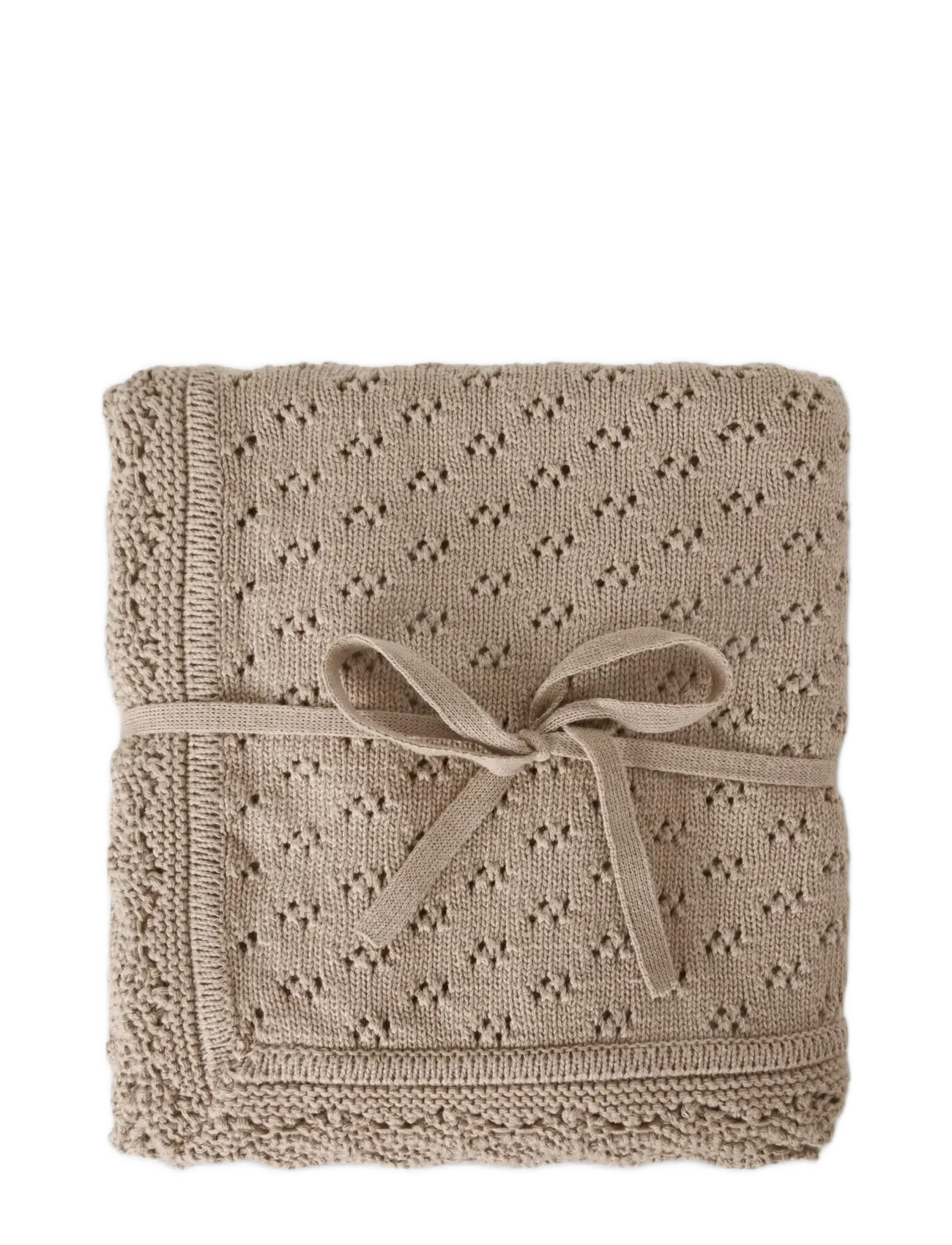 Lil'Atelier NBNNILIO KNIT BLANKET LIL - Kinderzimmer - OXFORD TAN / beige