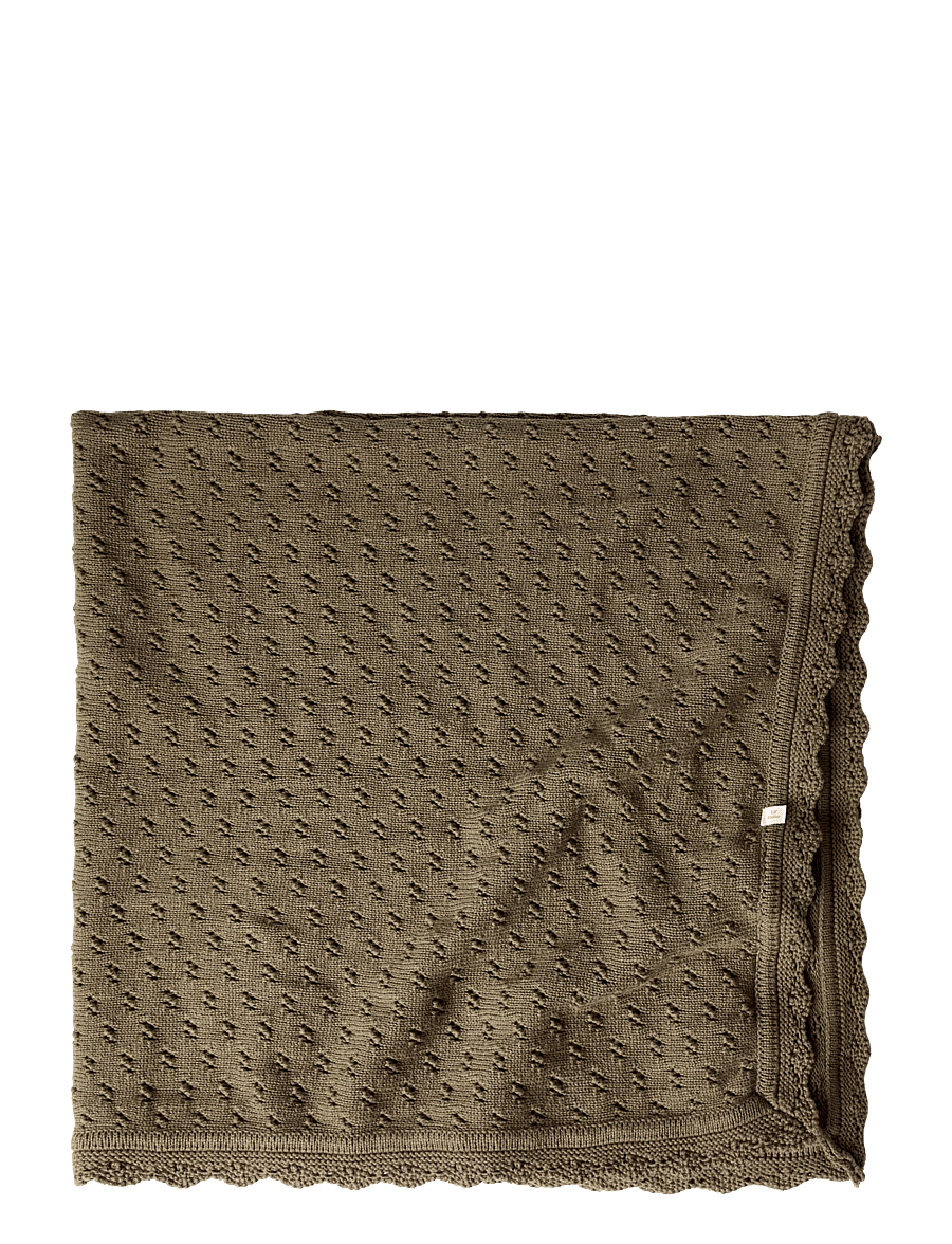 Lil'Atelier - NBNNILIO KNIT BLANKET LIL - decken - teak - 0