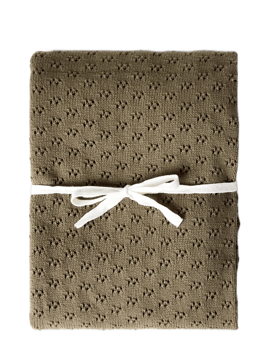 Lil'Atelier - NBNNILIO KNIT BLANKET LIL - decken - teak - 1