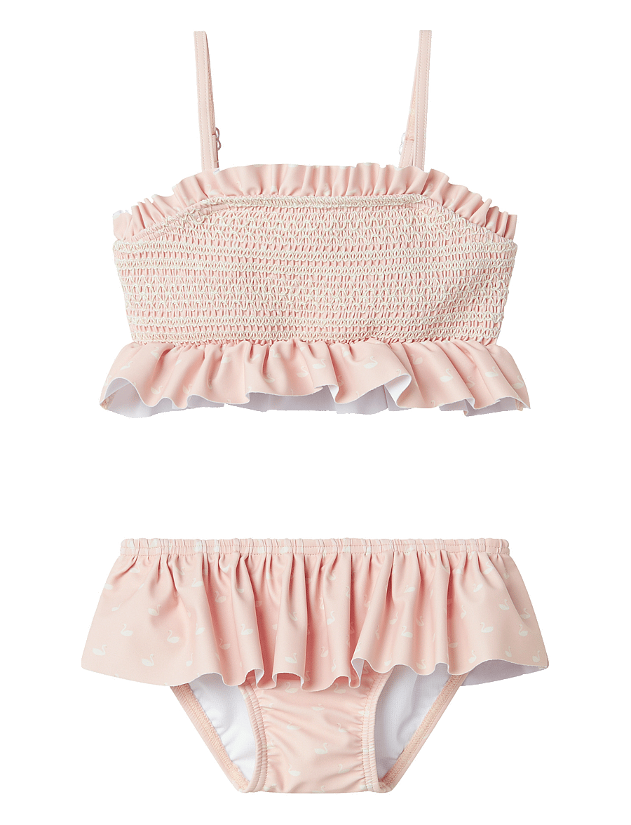Lil'Atelier - NMFFIONA MAR SWIM SET LIL - peach whip - 0