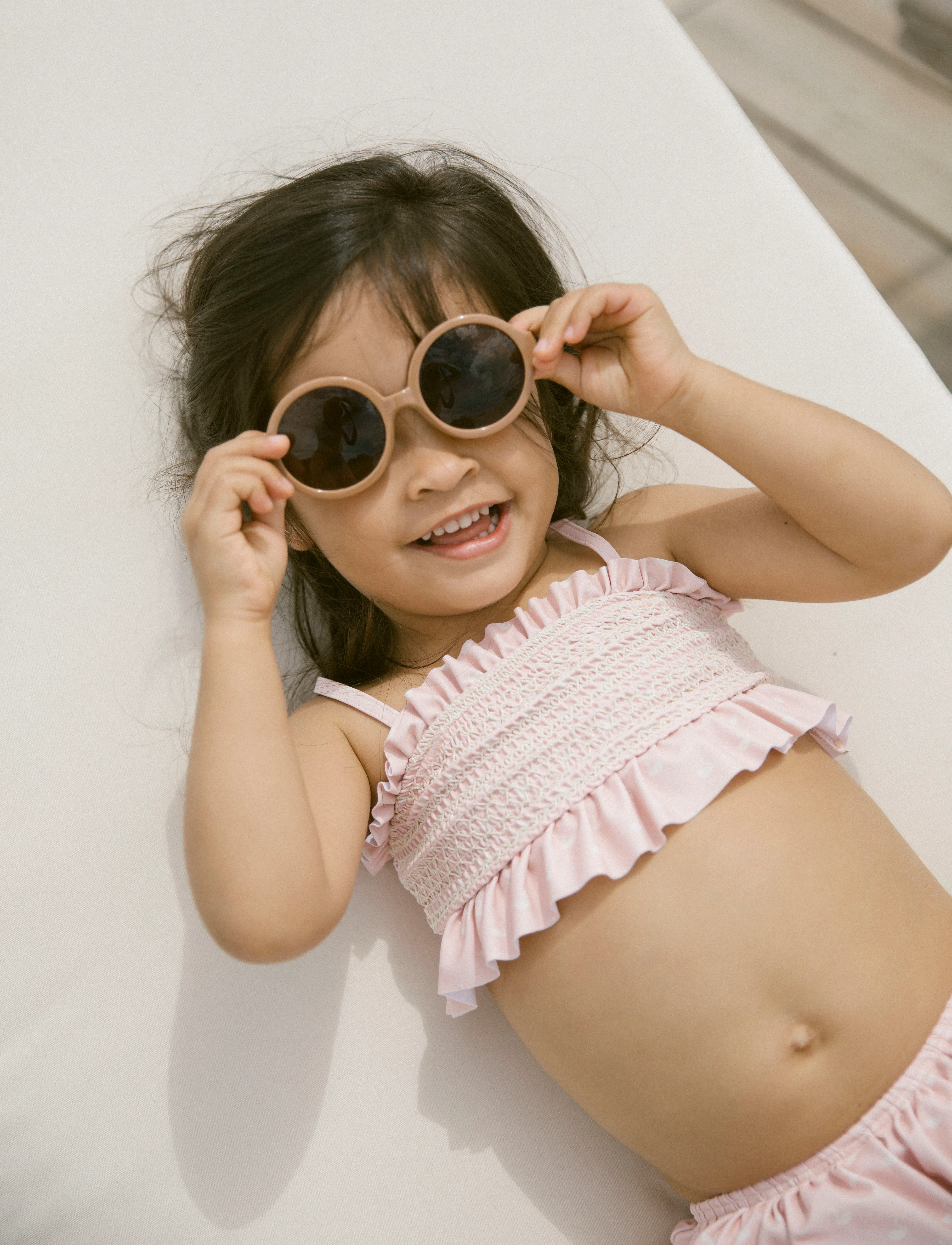 Lil'Atelier - NMFFIONA MAR SWIM SET LIL - peach whip - 2