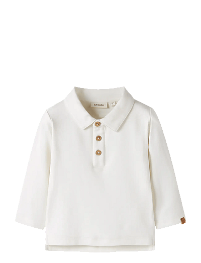 Lil'Atelier NBMFUNDO LS SLIM TOP LIL - Baby 0 bis 2 Jahren - COCONUT MILK / cream