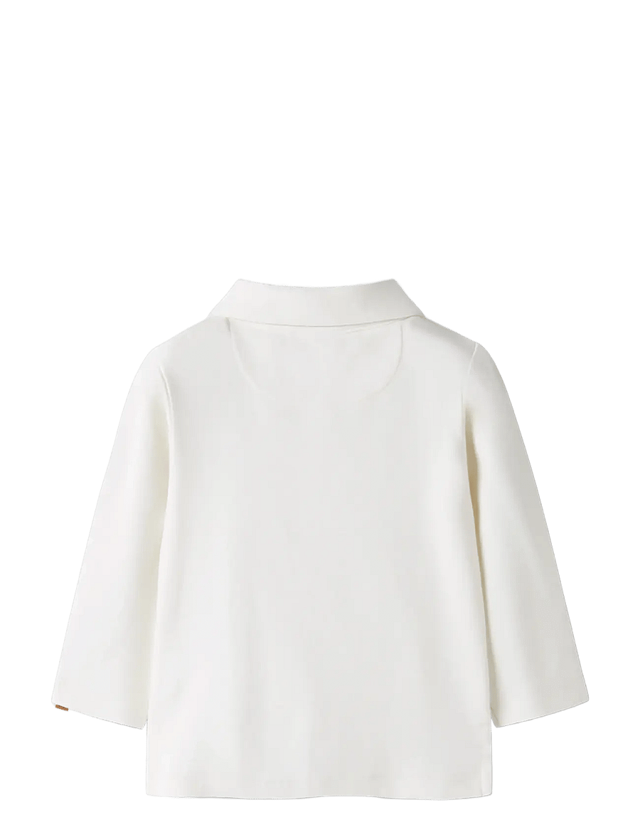 Lil'Atelier - NBMFUNDO LS SLIM TOP LIL - langärmelig poloshirt - coconut milk - 1