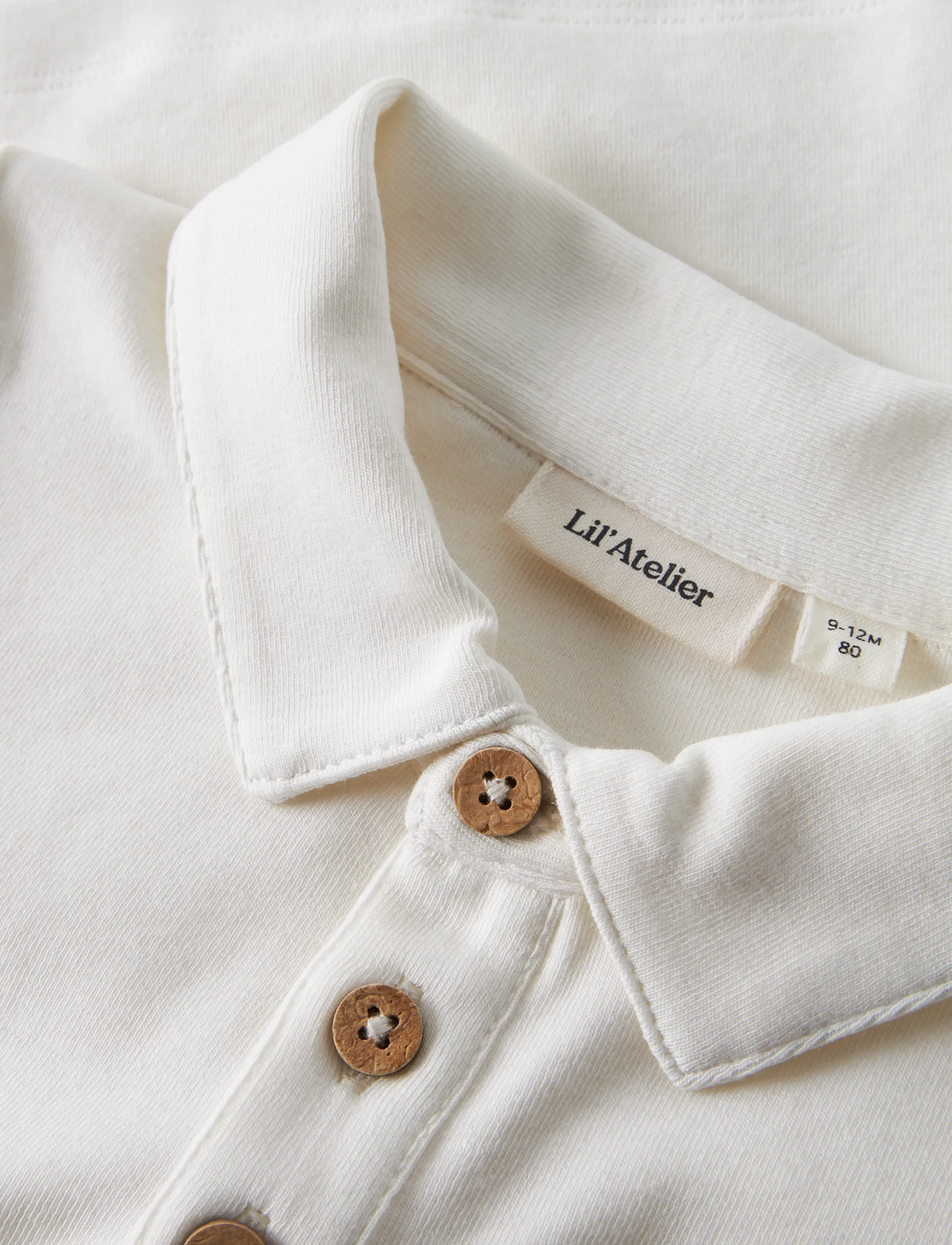 Lil'Atelier - NBMFUNDO LS SLIM TOP LIL - langärmelig poloshirt - coconut milk - 2