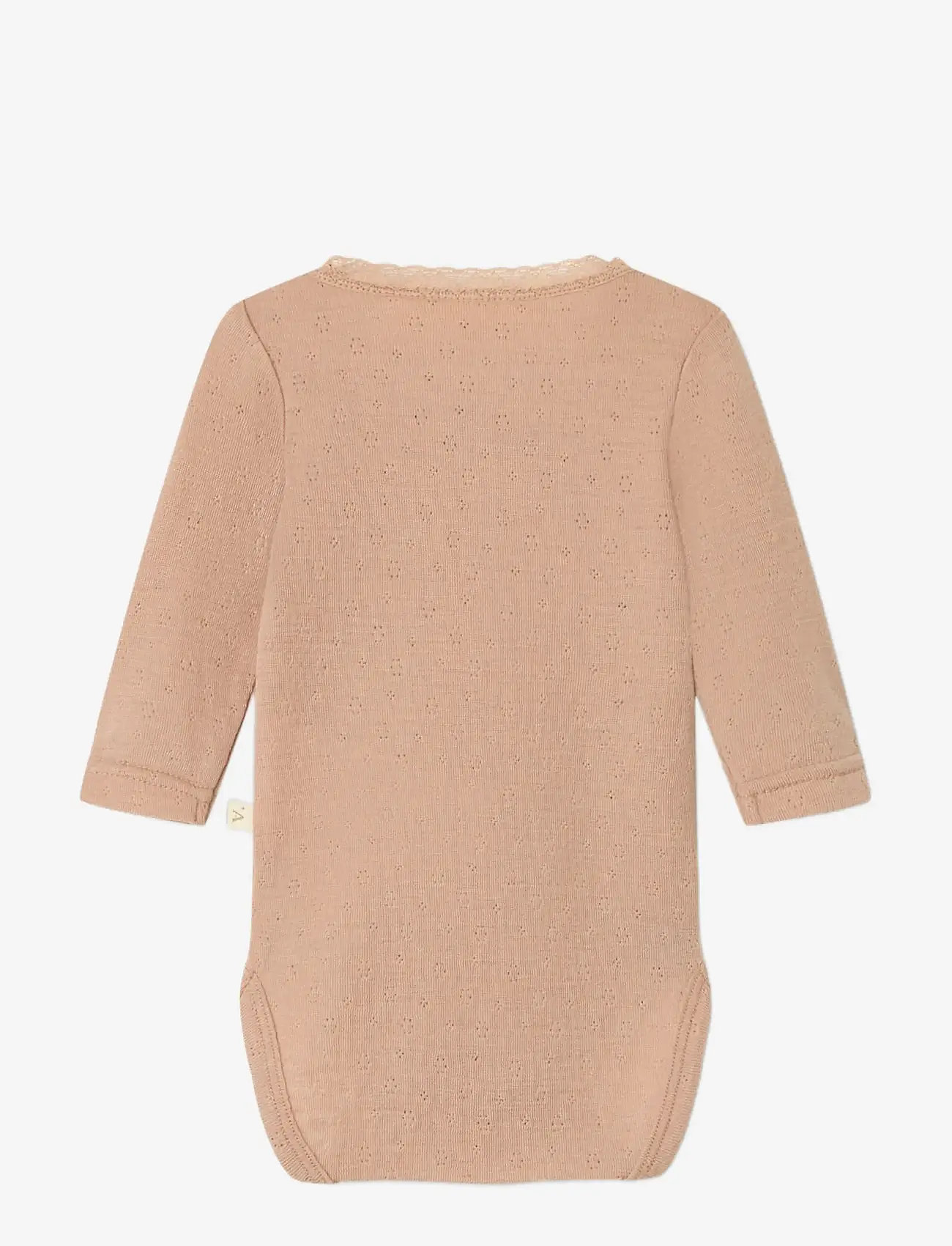 Lil'Atelier - NBFNOEL NAB LS SLIM WOOL BODY LIL - base layer baby - roebuck - 2