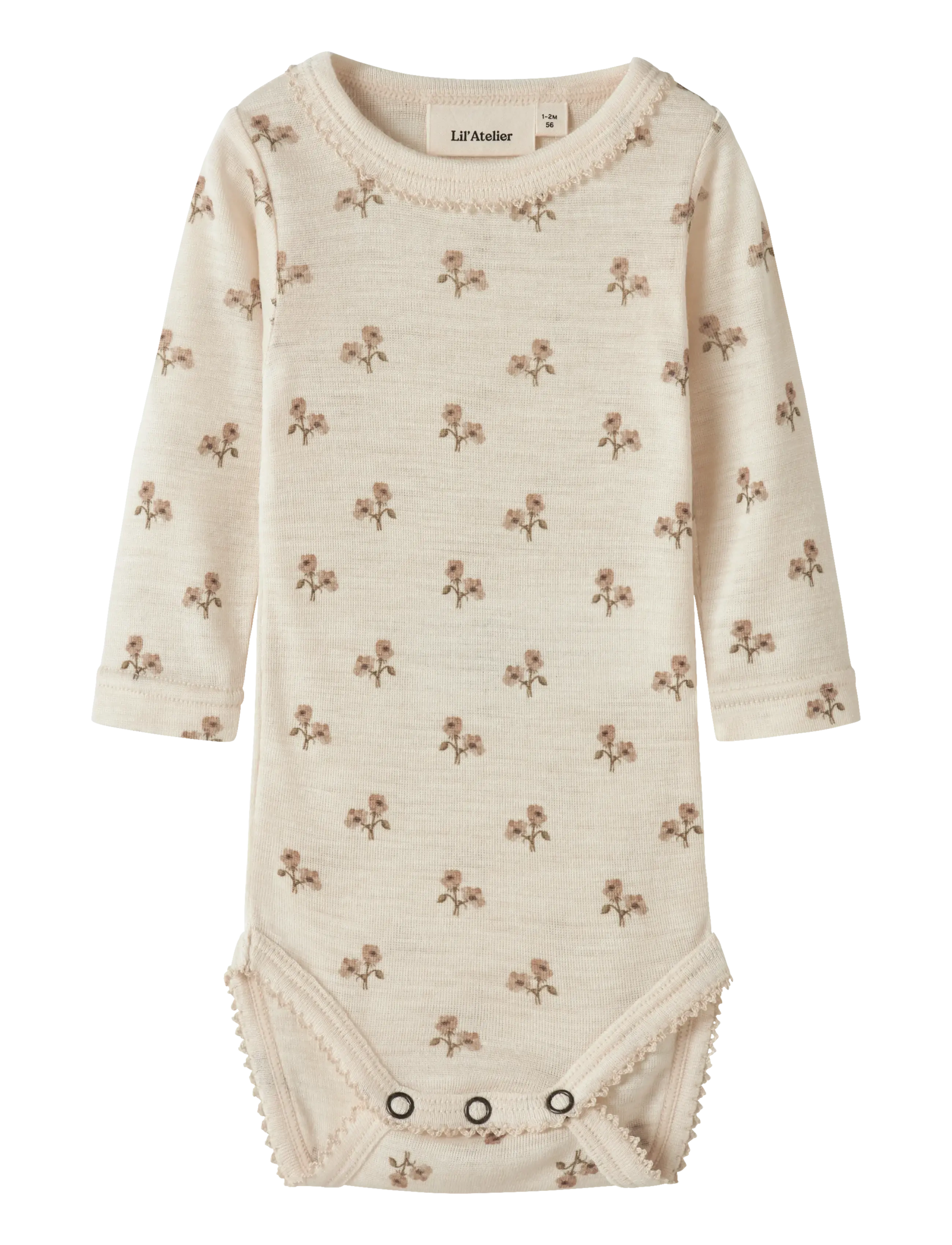 Lil'Atelier NBFNALU LS SLIM BODY LIL NOOS - New Arrivals - TURTLEDOVE / beige