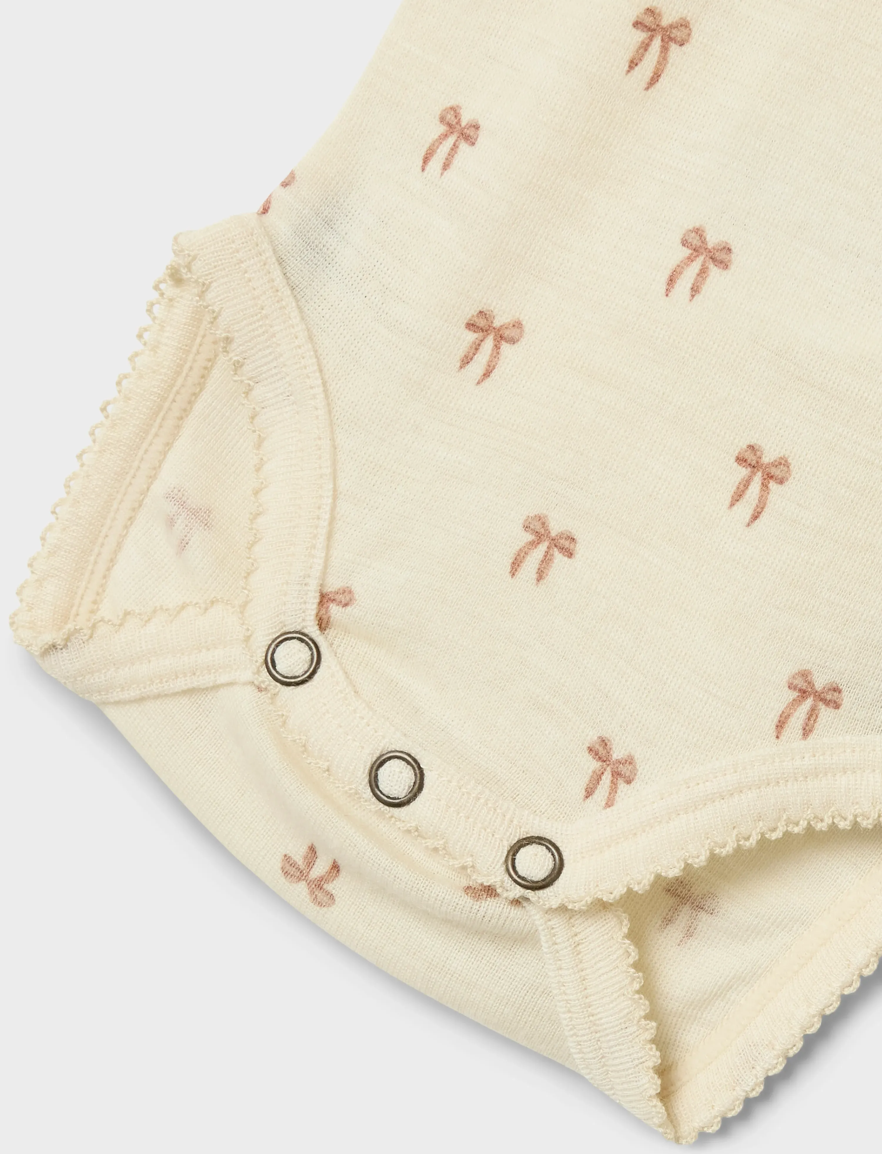 Lil'Atelier - NBFNALU LS WO/MO SLIM BODY LIL NOOS - uldundertøj baby - turtledove - 3