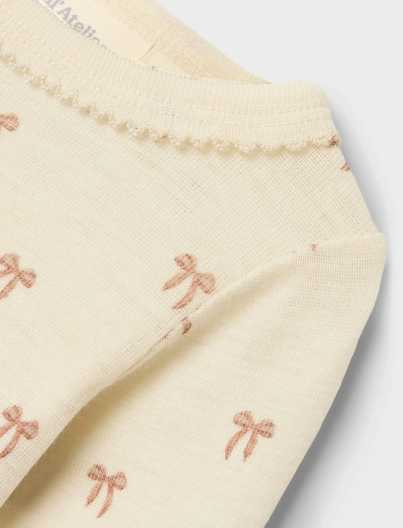 Lil'Atelier - NBFNALU LS WO/MO SLIM BODY LIL NOOS - ubrania termoaktywne - baby - turtledove - 4