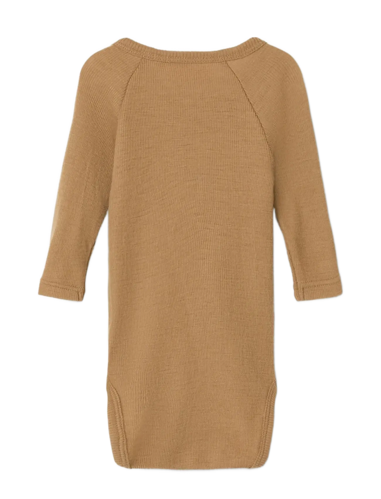 Lil'Atelier - NBNNOEL NEB LS SLIM WOOL BODY LIL - undertøy baby - tigers eye - 1