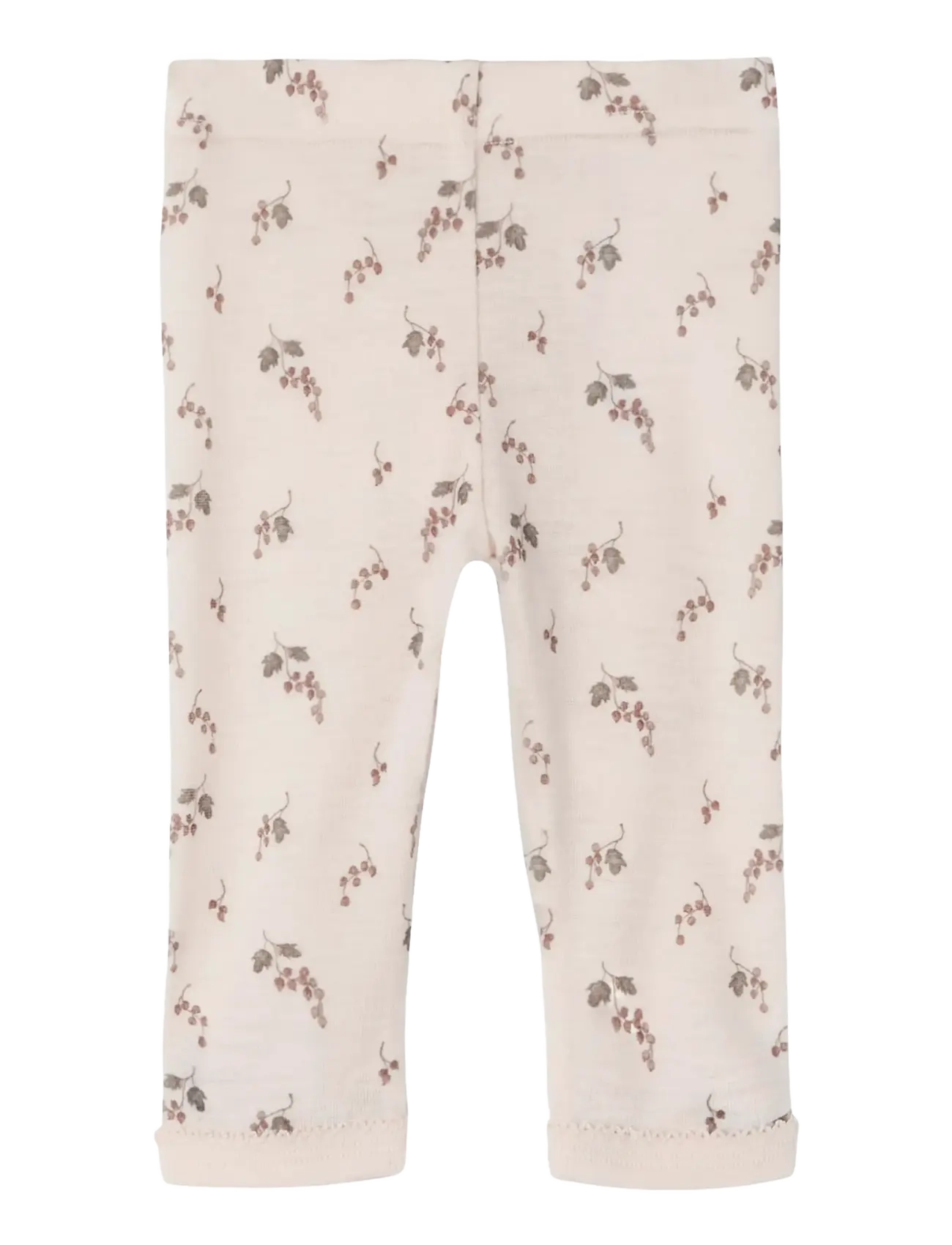 Lil'Atelier NBFNOEL NIA WOOL SLIM LEGGING LIL NOOS - Uldundertøj baby - MORGANITE / pink/rose