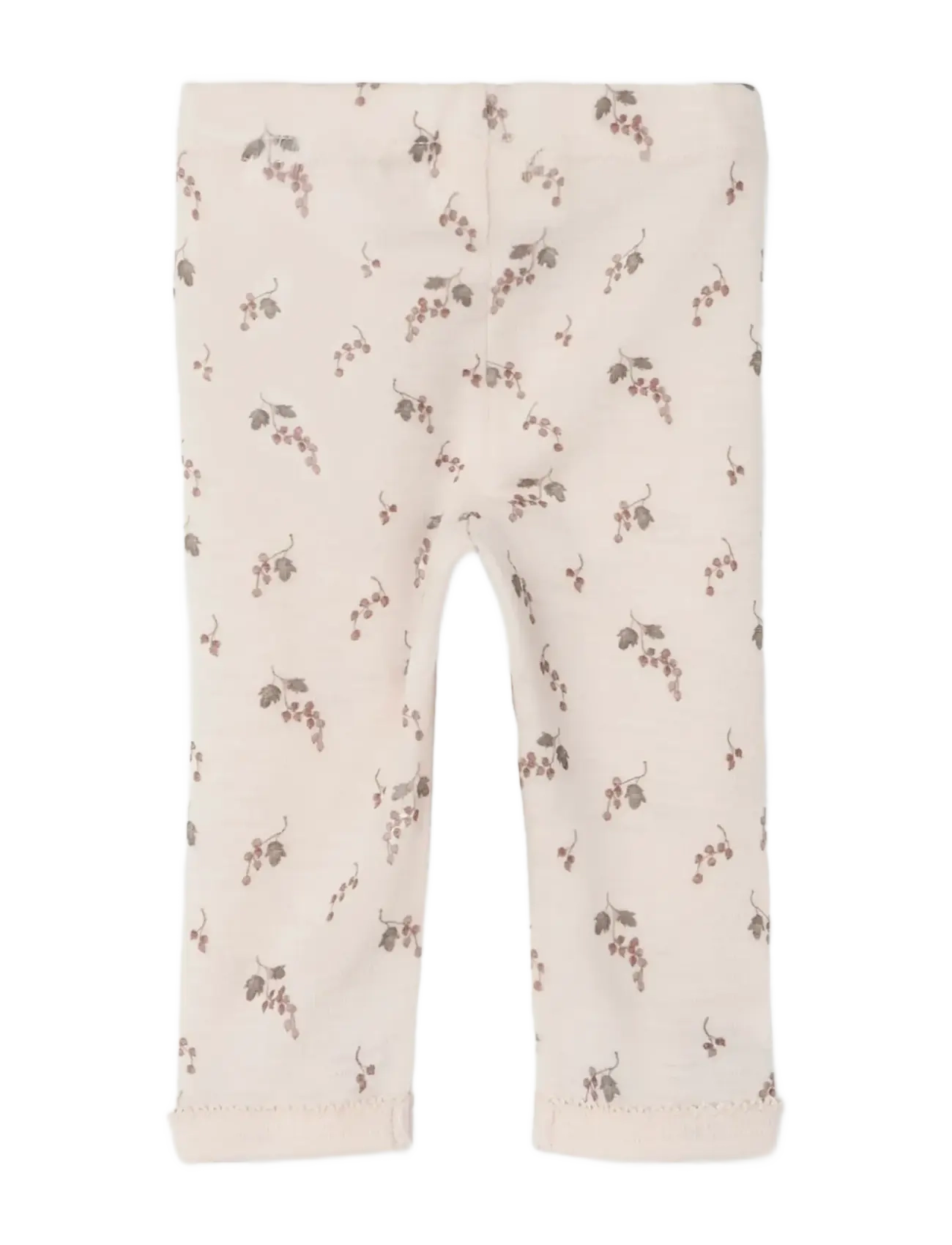 Lil'Atelier - NBFNOEL NIA WOOL SLIM LEGGING LIL NOOS - uldundertøj baby - morganite - 3