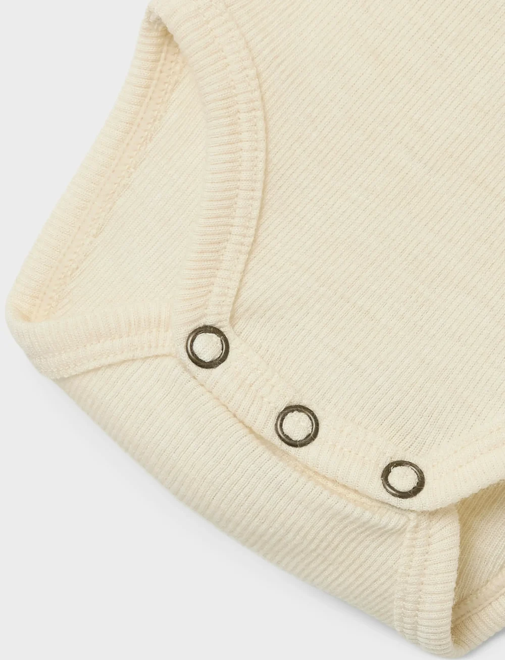 Lil'Atelier - NBNNALU RIB WO/MO LS SLIM BODY LIL - underställ baby - turtledove - 3