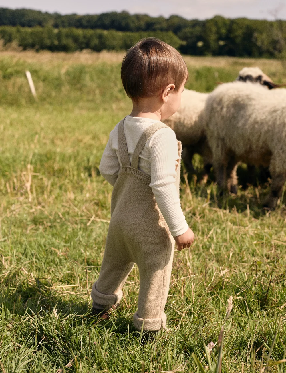 Lil'Atelier - NBNNALU RIB WO/MO LS SLIM BODY LIL - underställ baby - turtledove - 5