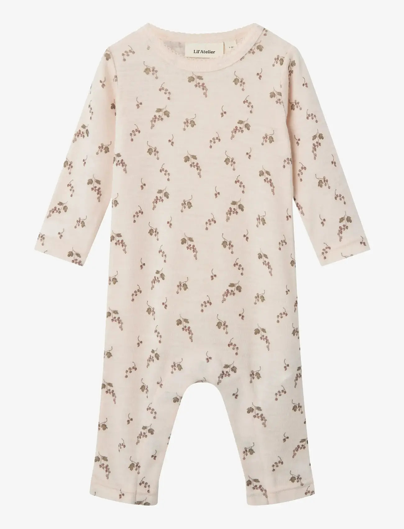 Lil'Atelier - NBFNOEL NIA WOOL LS SLIM SUIT LIL - alusriided beebidele - morganite - 0