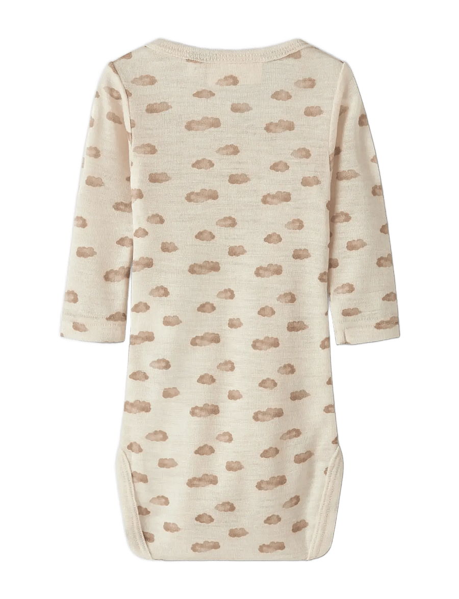 Lil'Atelier - NBNNALU WO/MO LS SLIM WRAP BODY LIL - base layer baby - turtledove - 1
