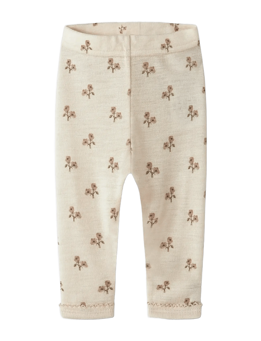 Lil'Atelier - NBFNALU SLIM LEGGING LIL NOOS - base layer baby - turtledove - 0