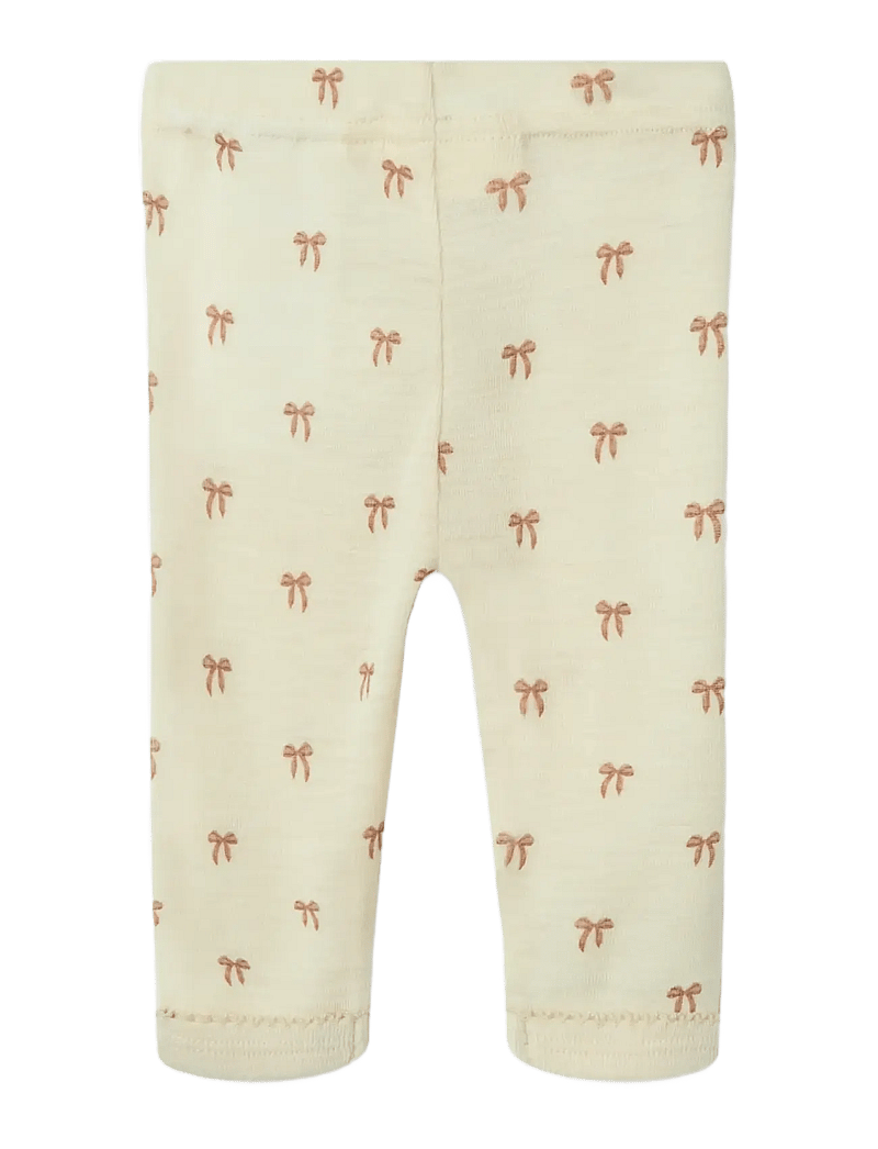 Lil'Atelier - NBFNALU WO/MO SLIM LEGGING LIL NOOS - underställ baby - turtledove - 2
