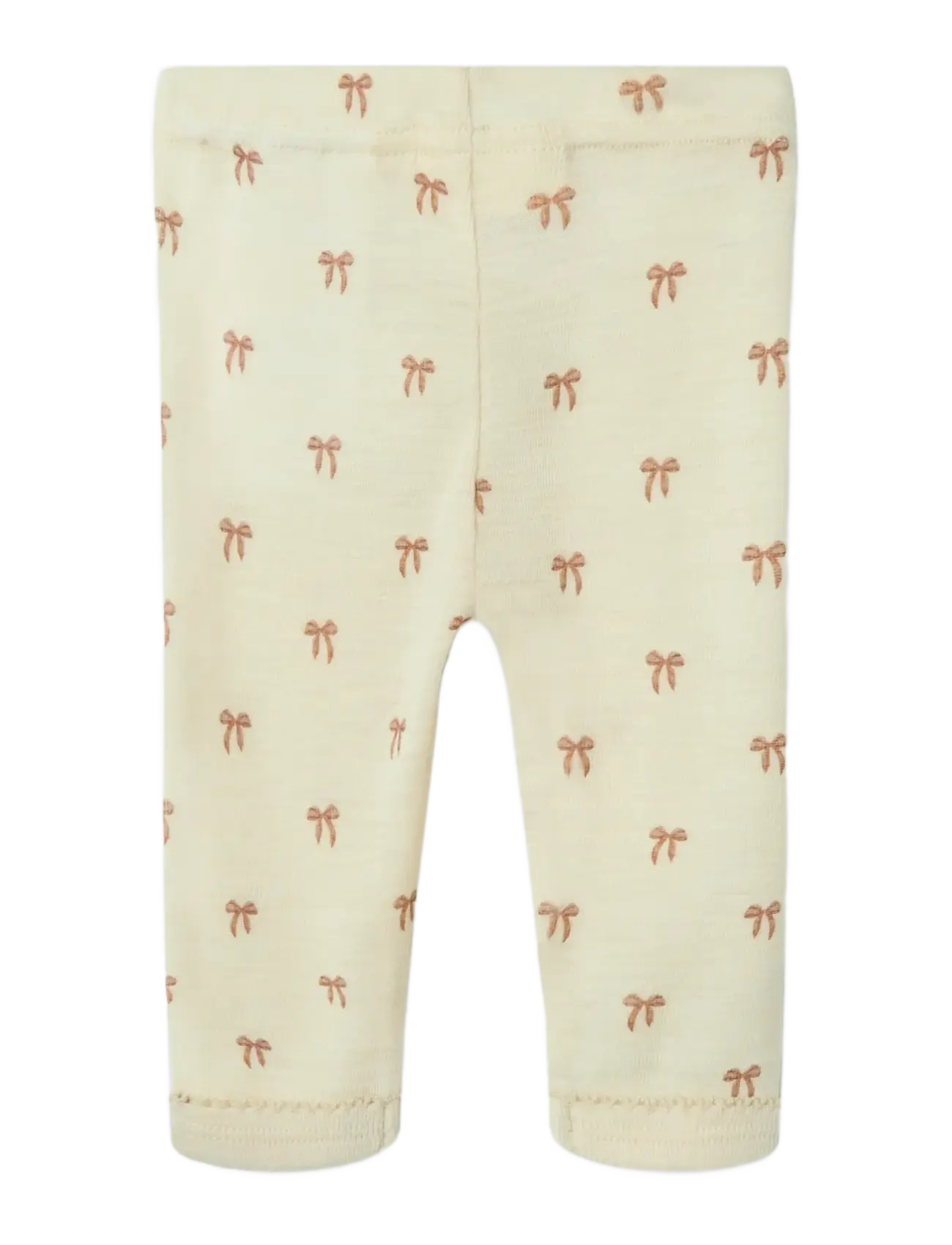 Lil'Atelier - NBFNALU WO/MO SLIM LEGGING LIL NOOS - uldundertøj baby - turtledove - 2