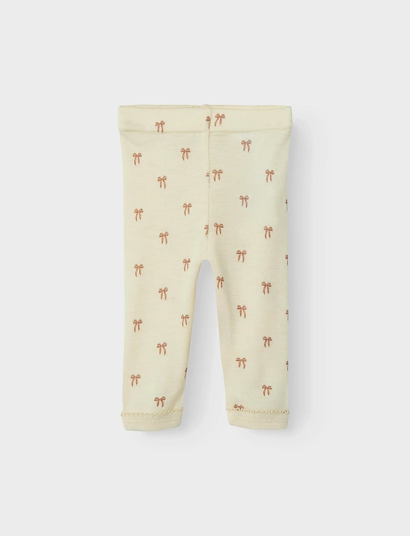 Lil'Atelier - NBFNALU WO/MO SLIM LEGGING LIL NOOS - underställ baby - turtledove - 4