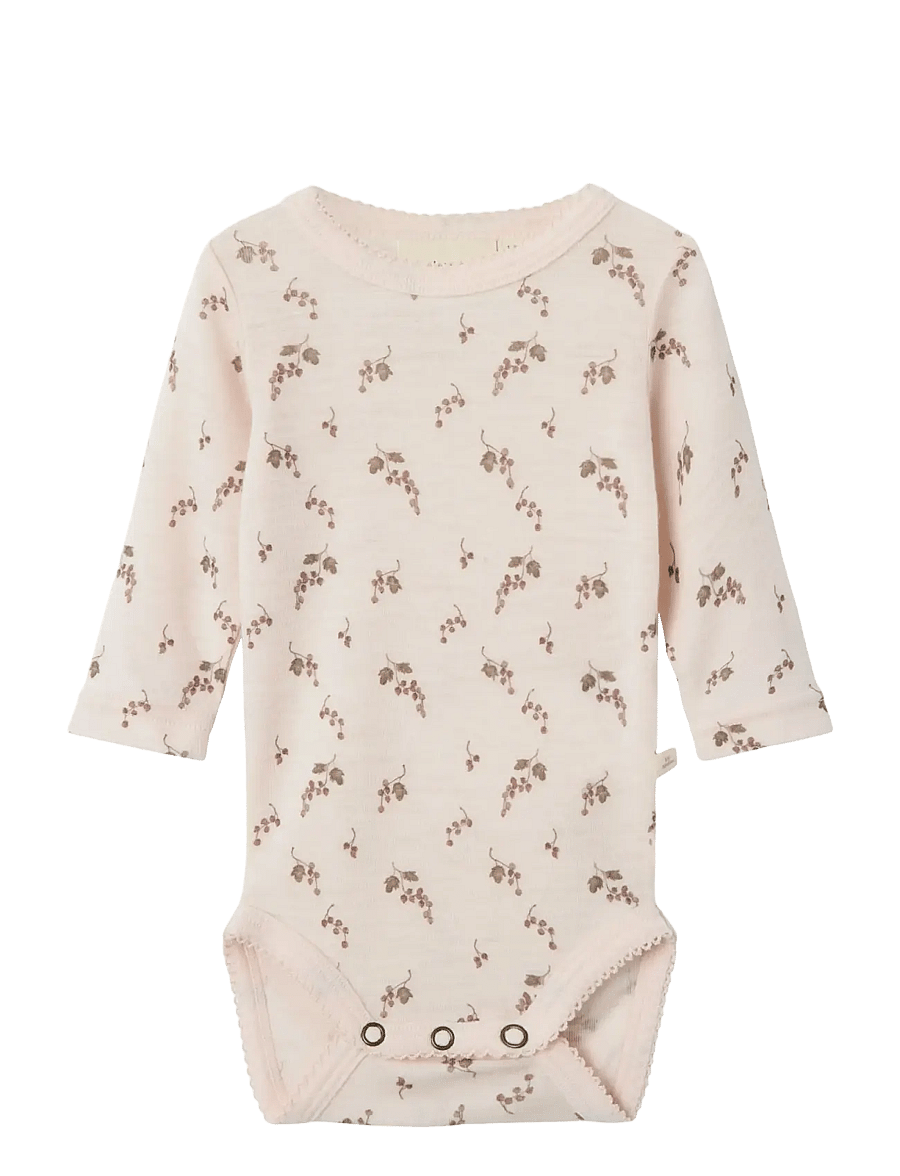 Lil'Atelier - NBFNOEL NIA WOOL LS SLIM BODY LIL NOOS - funkionsunterwäsche - baby - morganite - 1