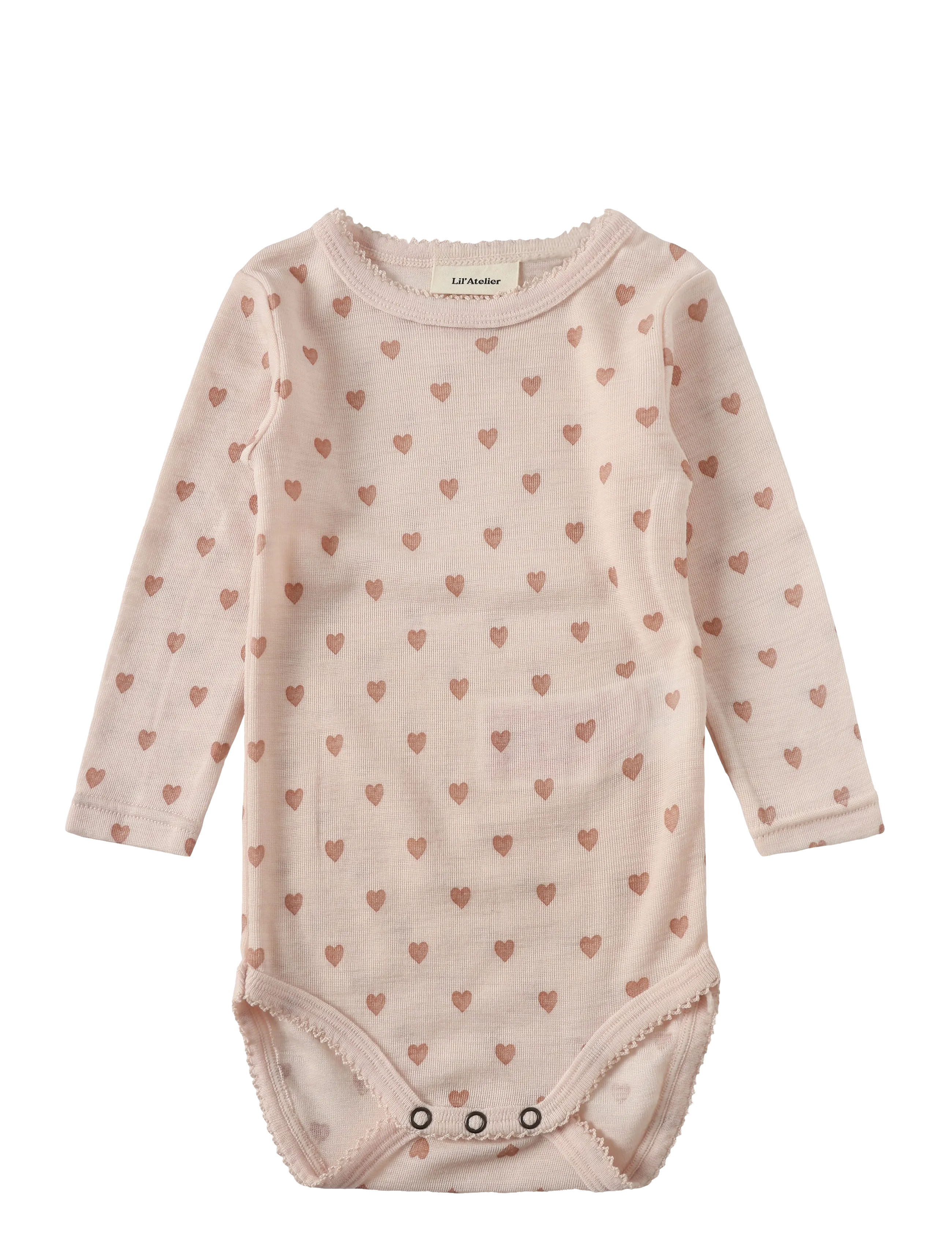 Lil'Atelier NBFNOEL NIA WOOL LS SLIM BODY LIL NOOS - Lil'Atelier - MORGANITE / pink/rose