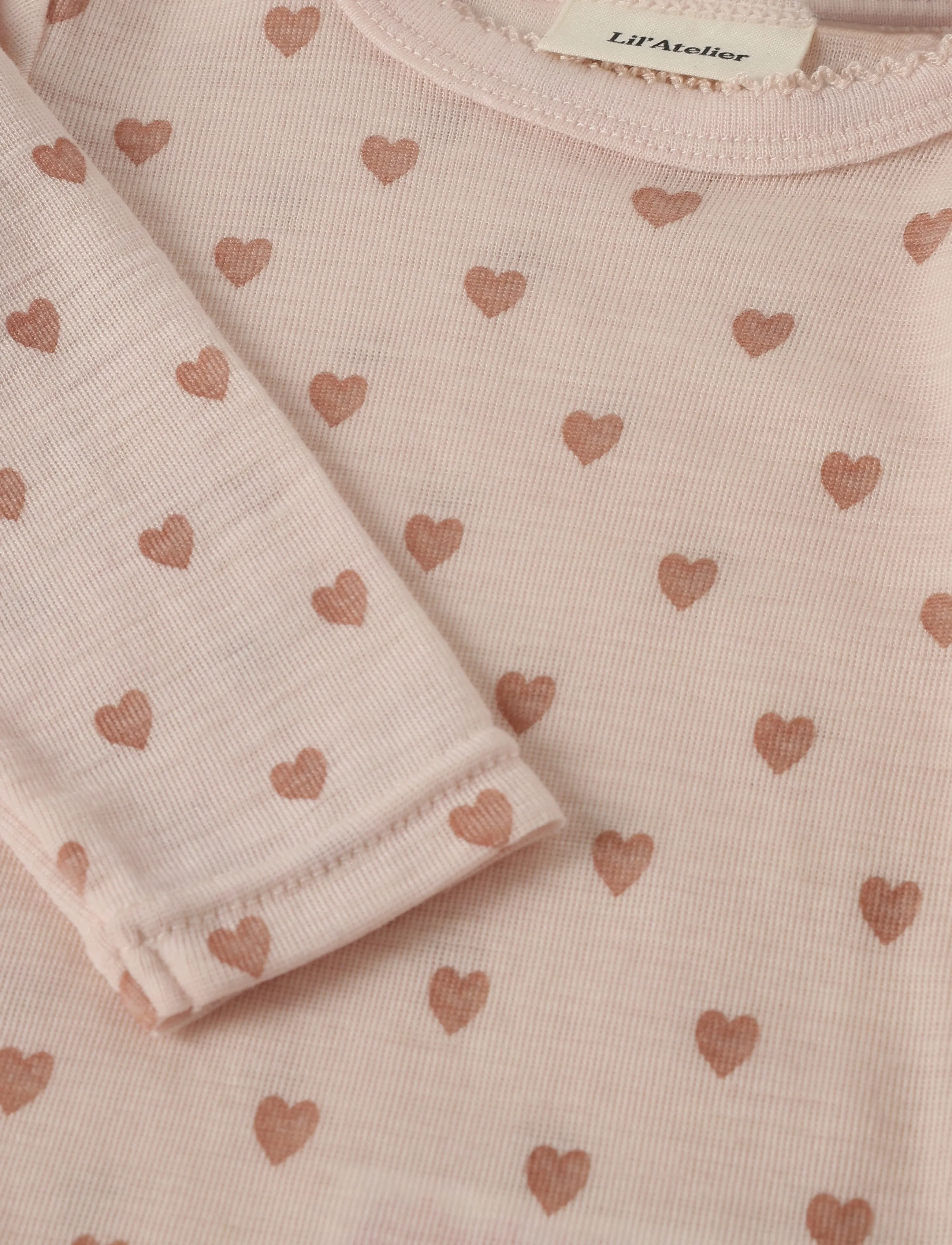 Lil'Atelier - NBFNOEL NIA WOOL LS SLIM BODY LIL NOOS - base layer baby - morganite - 4