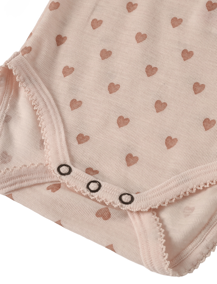 Lil'Atelier - NBFNOEL NIA WOOL LS SLIM BODY LIL NOOS - base layer baby - morganite - 5