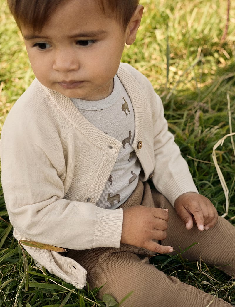 Lil'Atelier - NBNNOEL NEB WOOL SLIM LEGGING LIL - base layer baby - tigers eye - 3