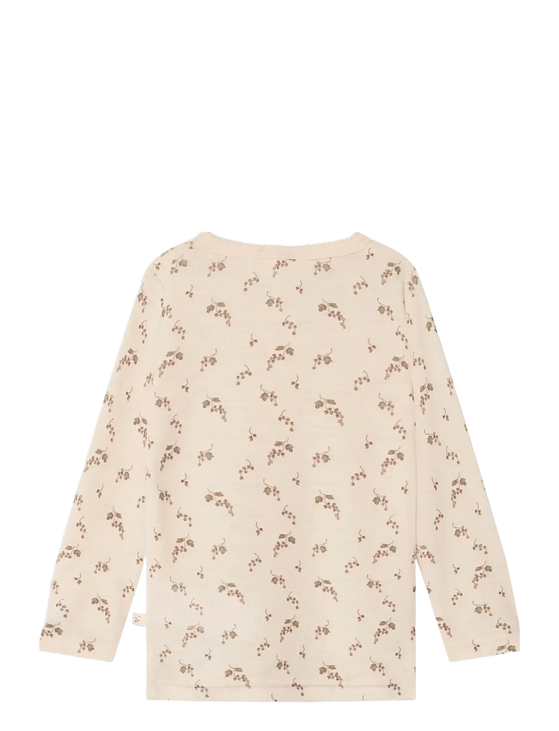 Lil'Atelier - NMFNOEL NIA WOOL LS SLIM TOP LIL - long-sleeved t-shirts - morganite - 2