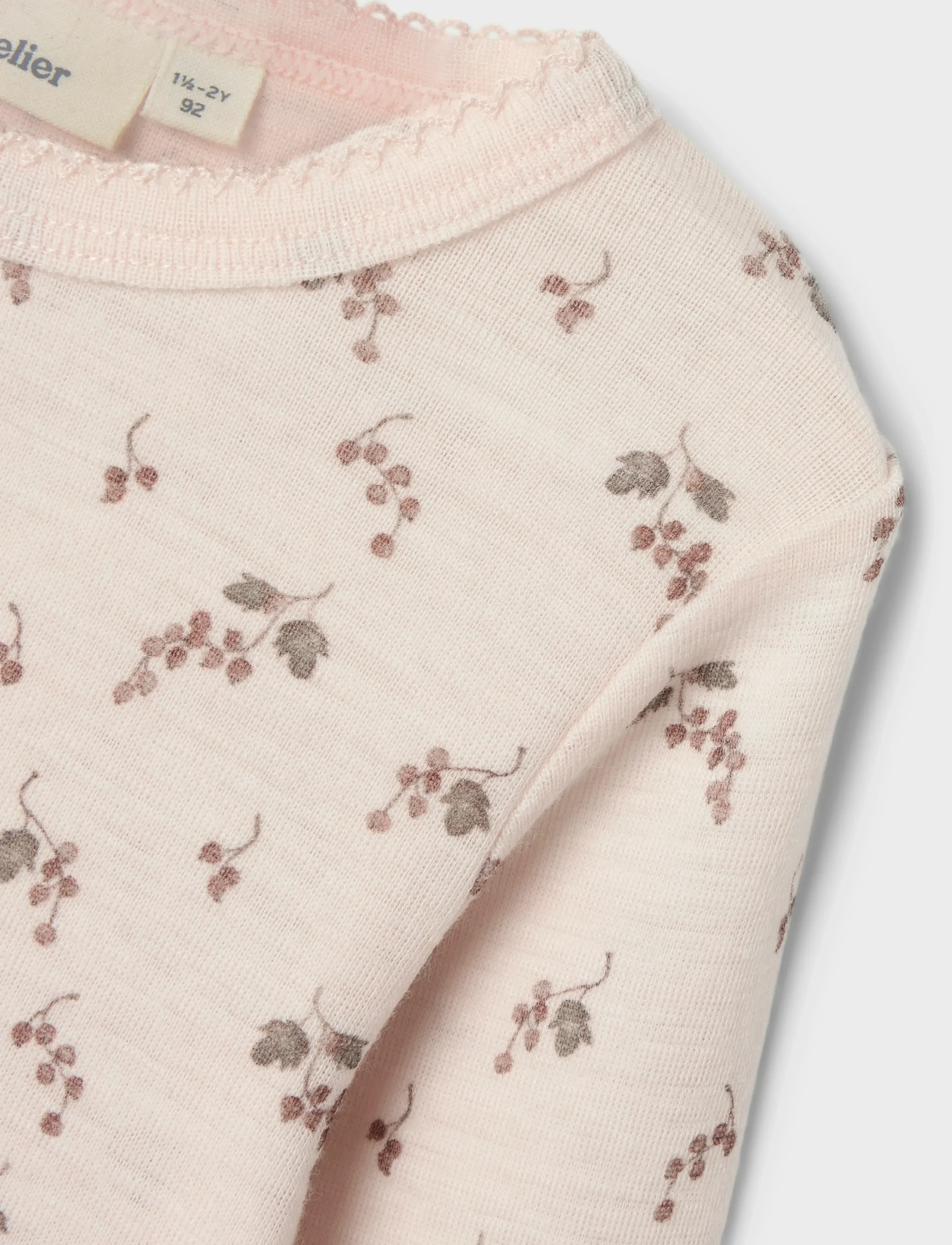 Lil'Atelier - NMFNOEL NIA WOOL LS SLIM TOP LIL - morganite - 3