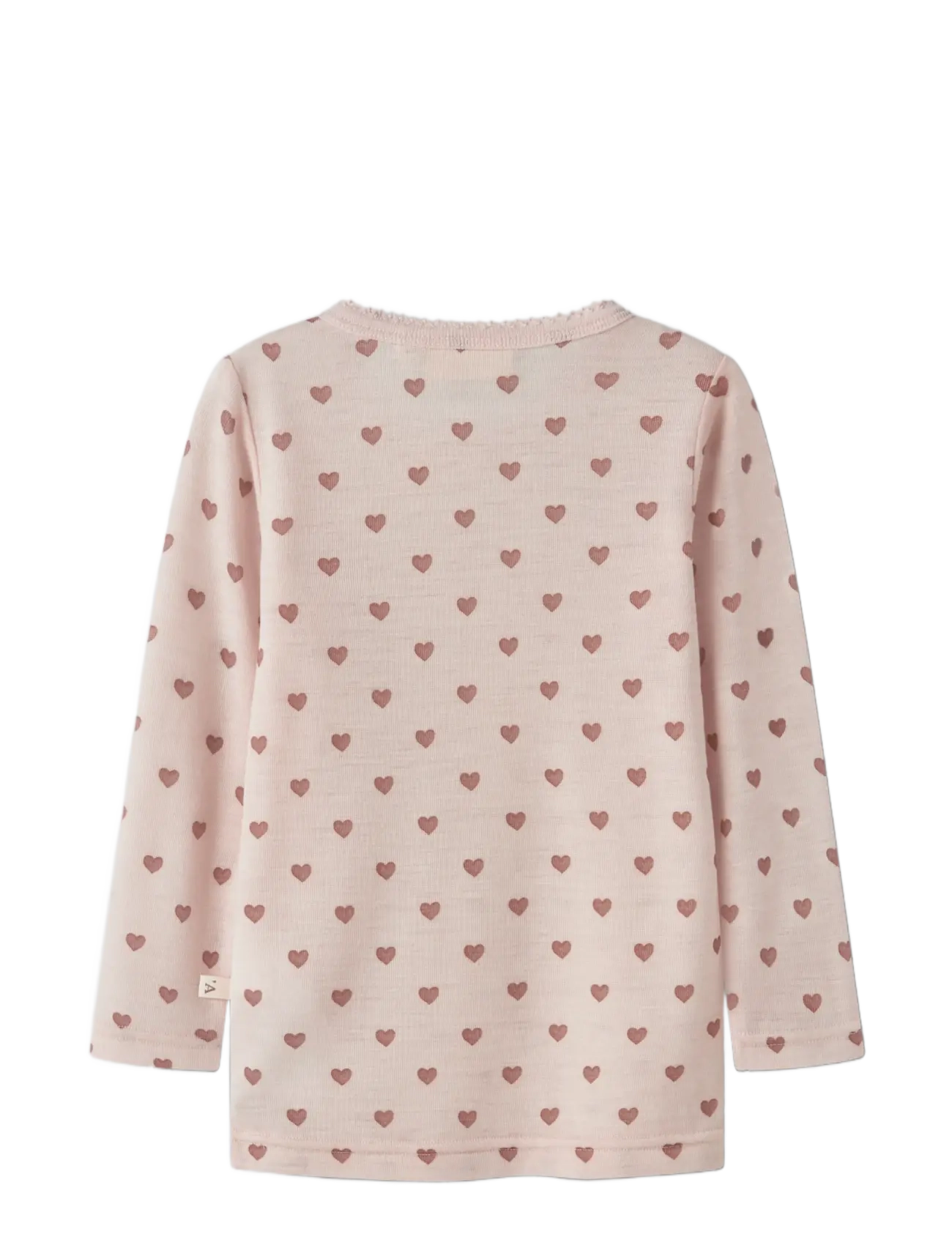 Lil'Atelier - NMFNOEL NIA WOOL LS SLIM TOP LIL - morganite - 1