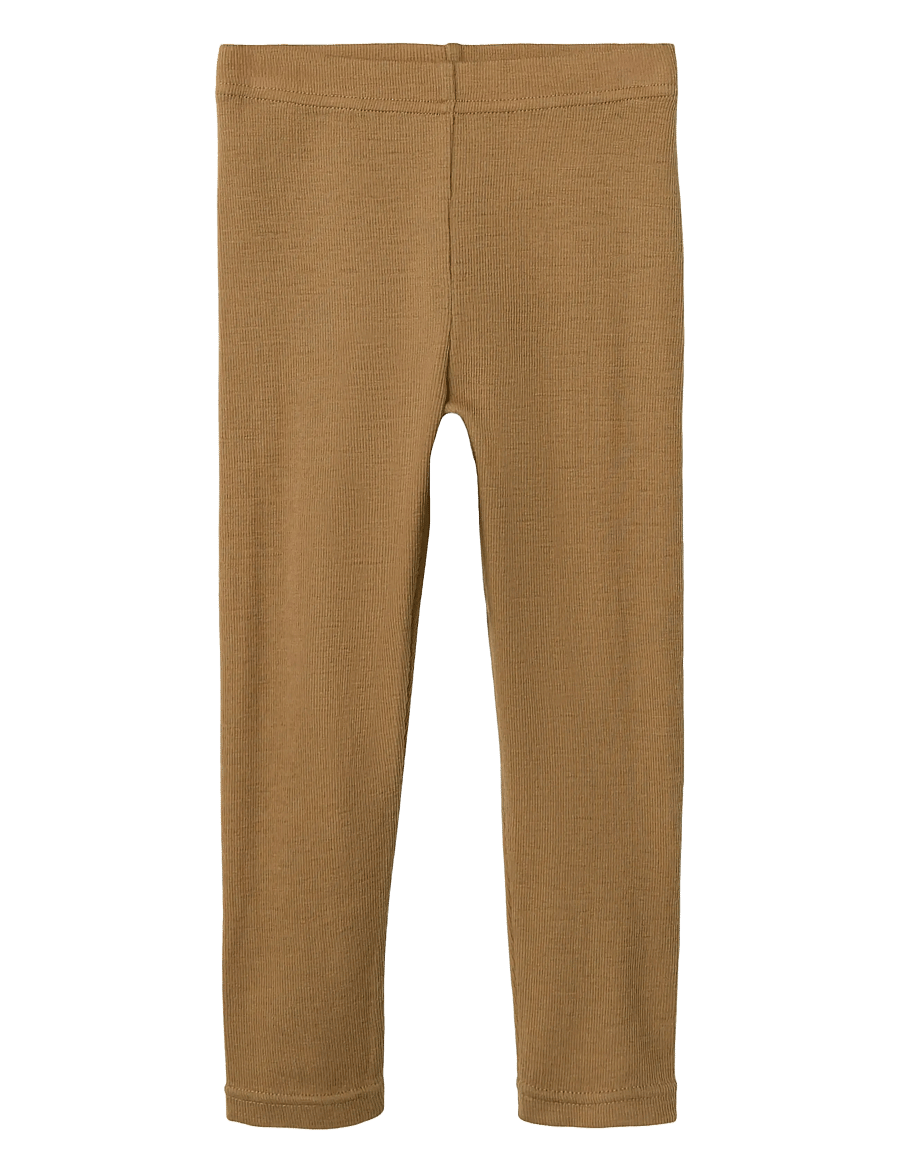 Lil'Atelier - NMNNOEL NEB WOOL SLIM LEGGING LIL - tigers eye - 1