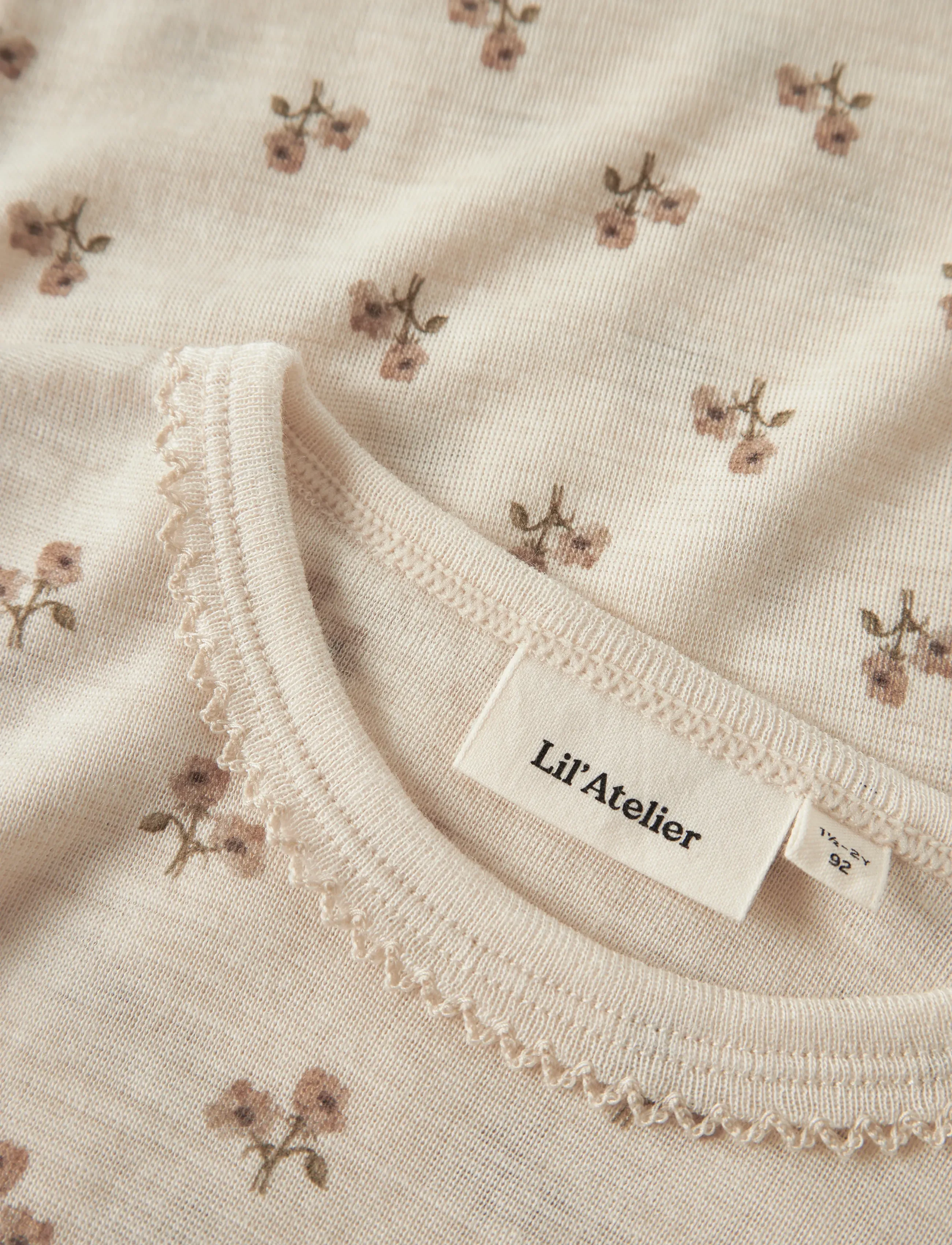 Lil'Atelier - NMFNALU WO/MO LS SLIM TOP LIL - langärmelig - turtledove - 4