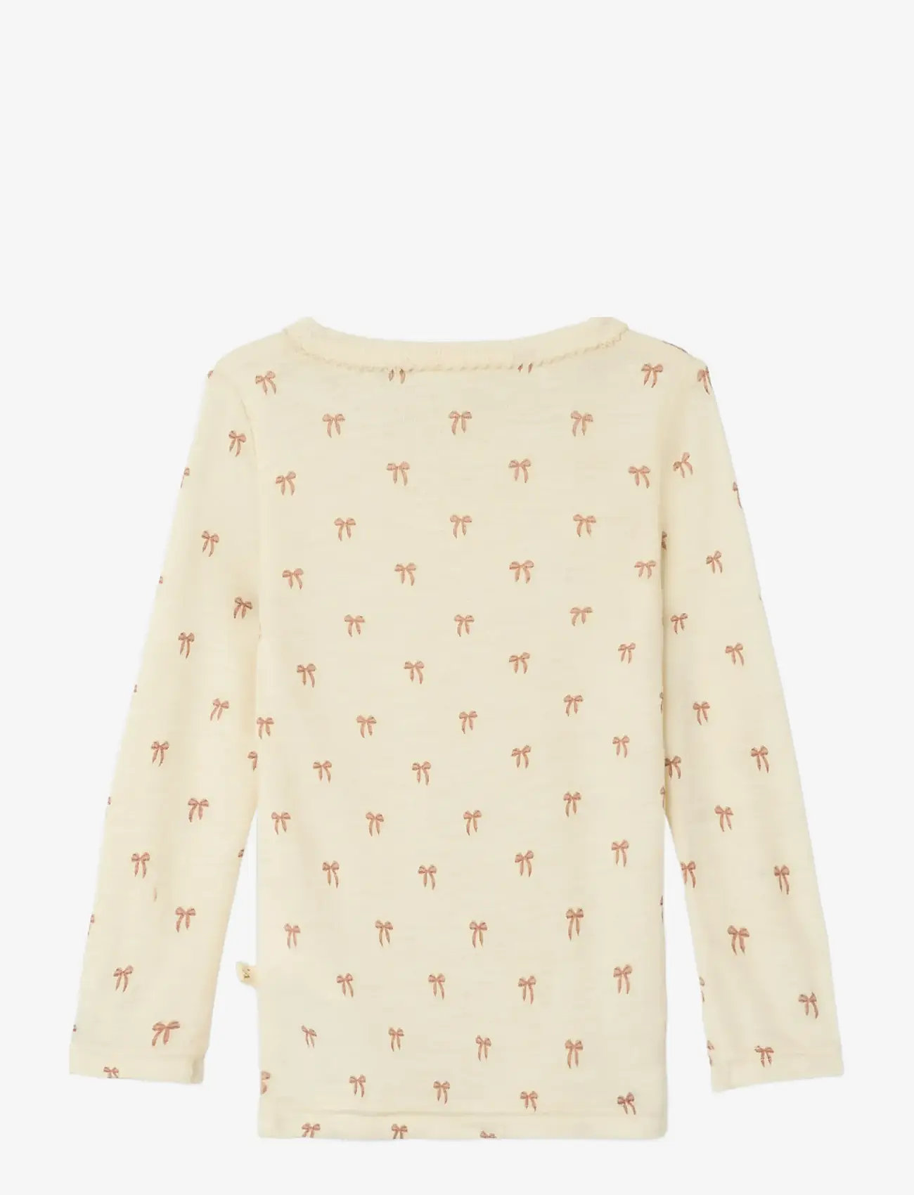 Lil'Atelier - NMFNALU WO/MO LS SLIM TOP LIL - langærmede t-shirts - turtledove - 2