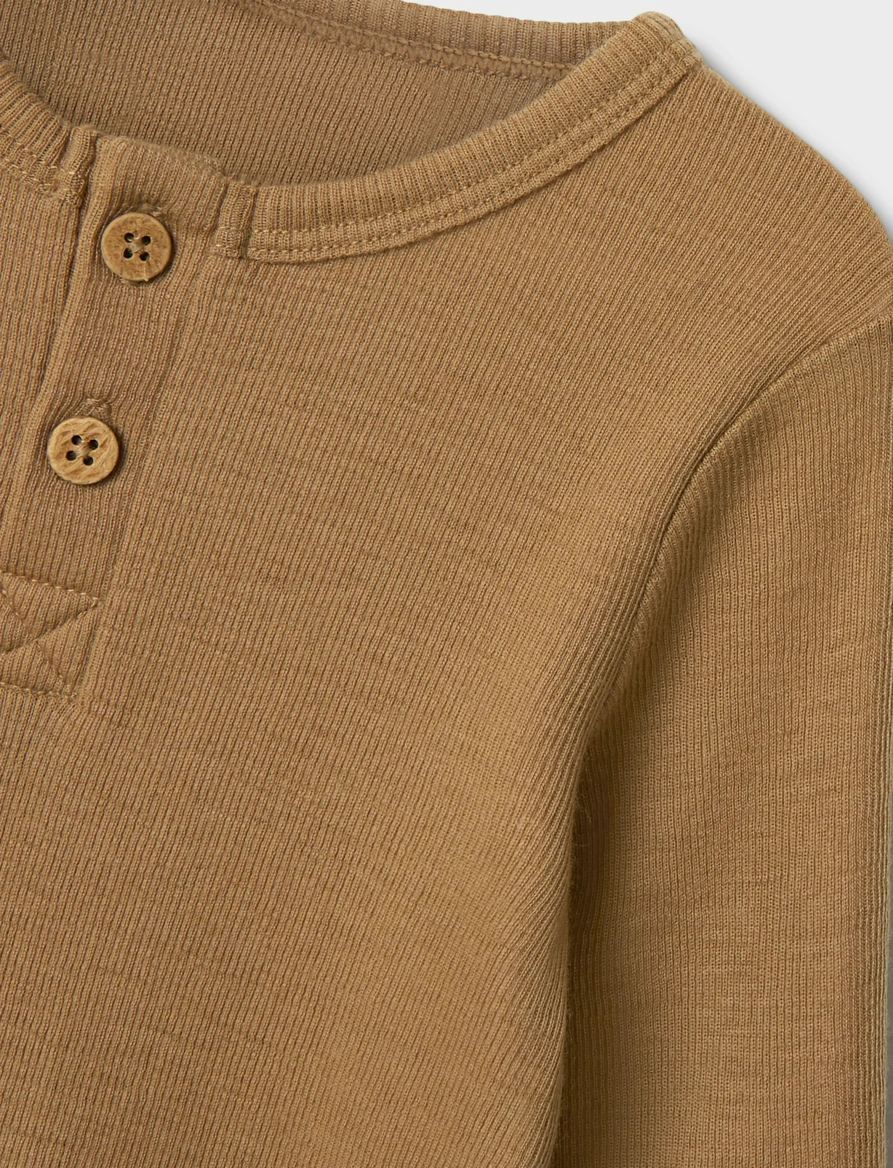 Lil'Atelier - NMNNOEL NEB WOOL LS SLIM TOP LIL - tigers eye - 3