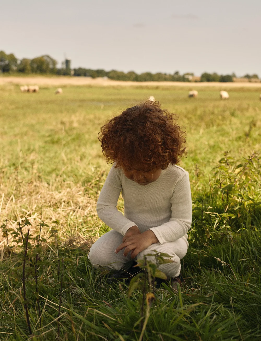 Lil'Atelier - NMNNALU RIB WO/MO LS SLIM TOP LIL - langærmede t-shirts - turtledove - 4