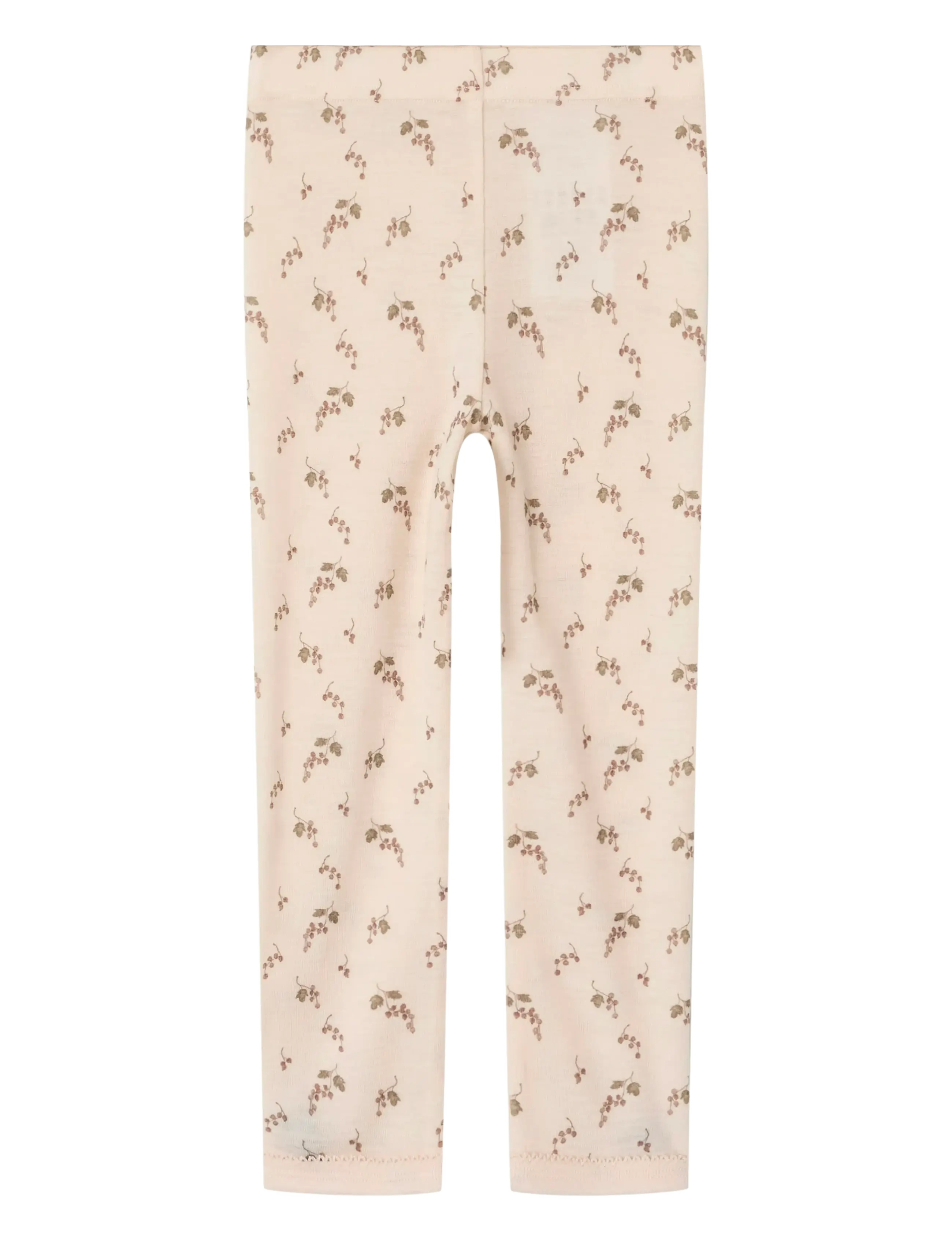 Lil'Atelier NMFNOEL NIA WOOL SLIM LEGGING LIL - Uldundertøj baby - MORGANITE / pink/rose