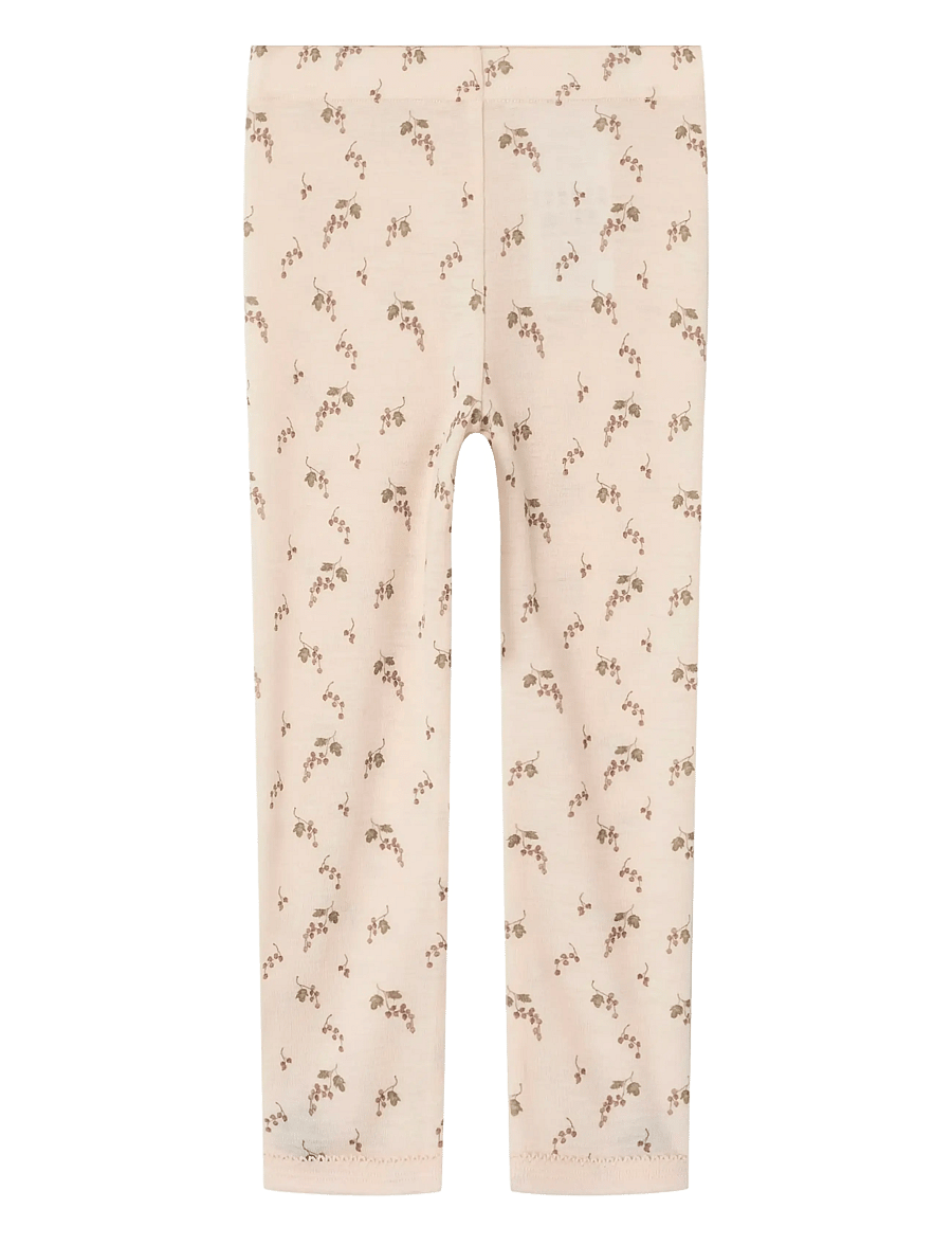 Lil'Atelier - NMFNOEL NIA WOOL SLIM LEGGING LIL - aluskerrastot vauvoille - morganite - 1