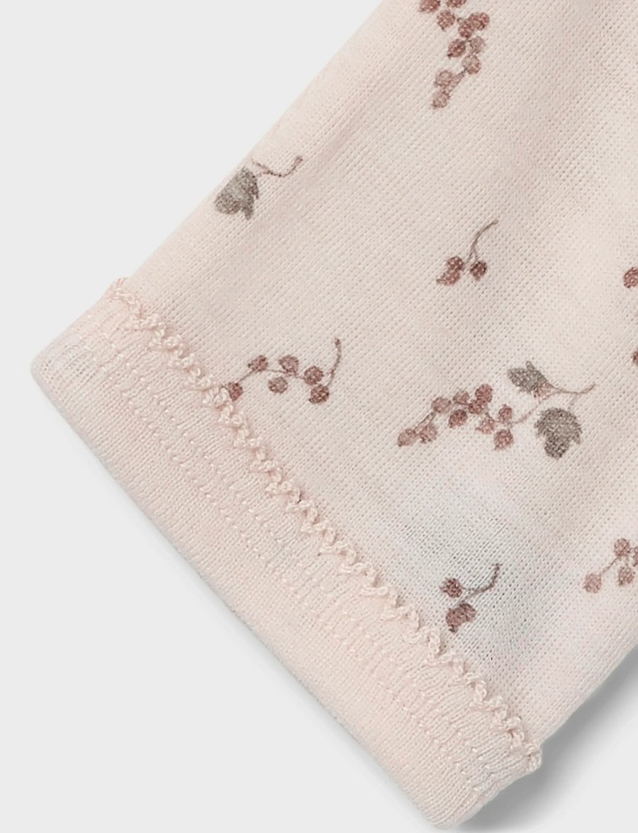 Lil'Atelier - NMFNOEL NIA WOOL SLIM LEGGING LIL - aluskerrastot vauvoille - morganite - 4