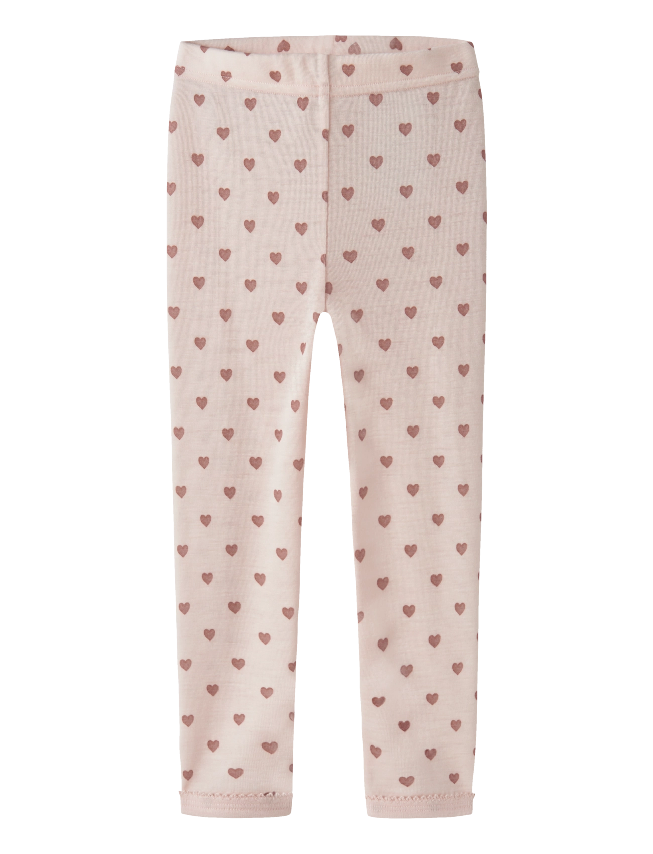 Lil'Atelier NMFNOEL NIA WOOL SLIM LEGGING LIL - New Arrivals - MORGANITE / pink/rose