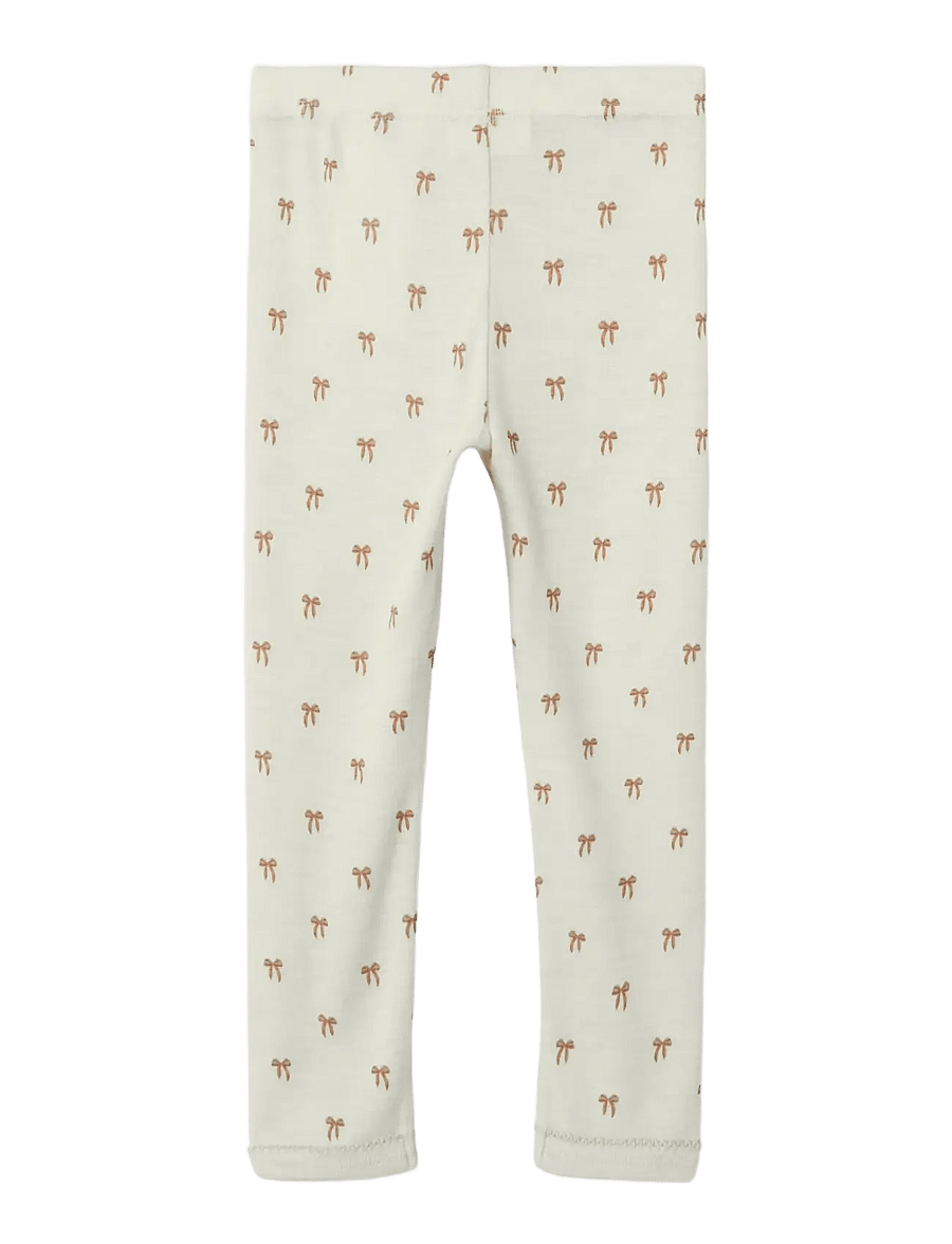 Lil'Atelier - NMFNALU SLIM LEGGING LIL - base layer baby - turtledove - 2