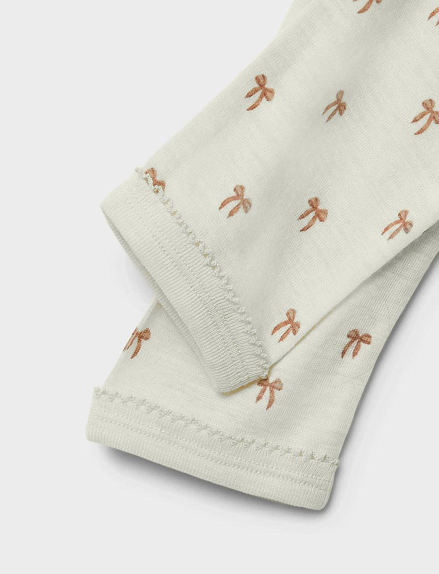 Lil'Atelier - NMFNALU SLIM LEGGING LIL - base layer baby - turtledove - 4