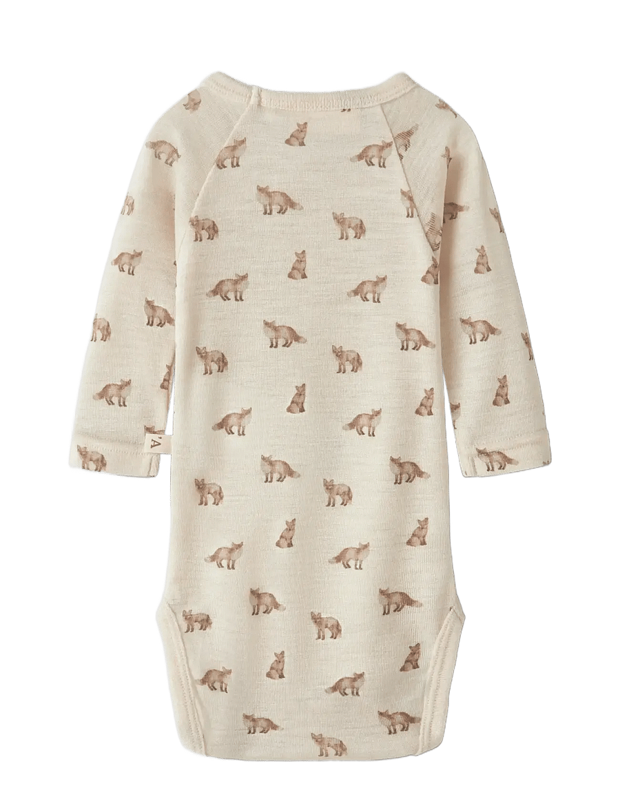 Lil'Atelier - NBMNALU LS SLIM BODY LIL - beebi alusriided - turtledove - 1