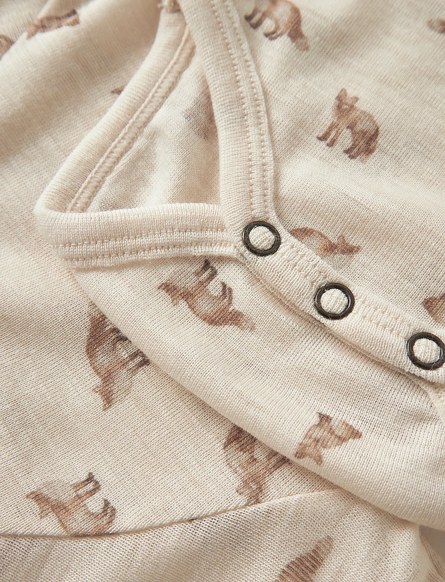 Lil'Atelier - NBMNALU LS SLIM BODY LIL - beebi alusriided - turtledove - 5