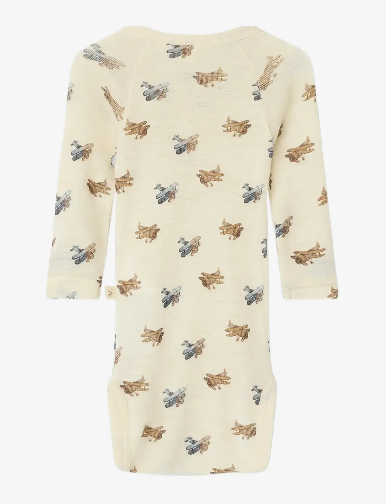 Lil'Atelier - NBMNALU WO/MO LS SLIM BODY LIL NOOS - alusriided beebidele - turtledove - 2