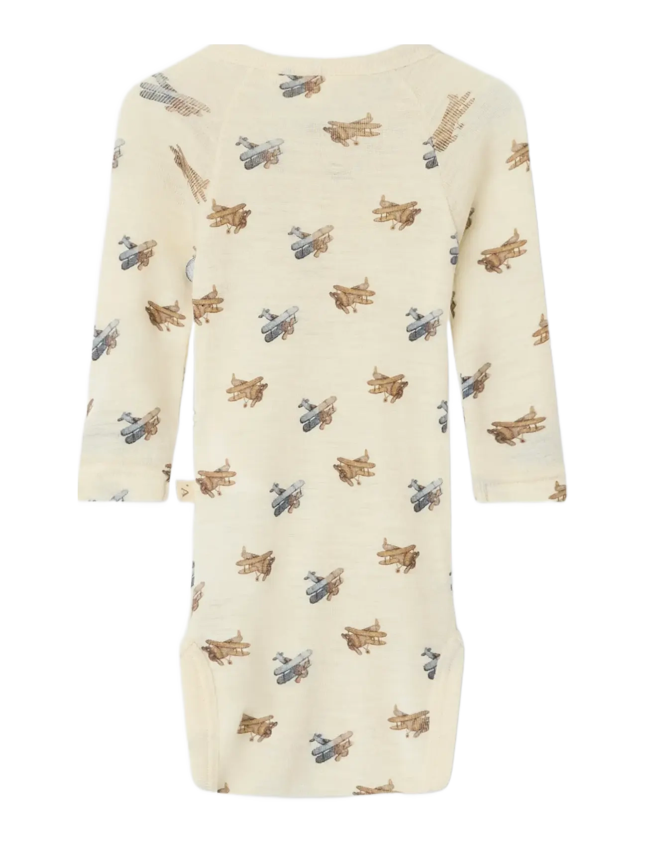 Lil'Atelier - NBMNALU WO/MO LS SLIM BODY LIL NOOS - base layer baby - turtledove - 2