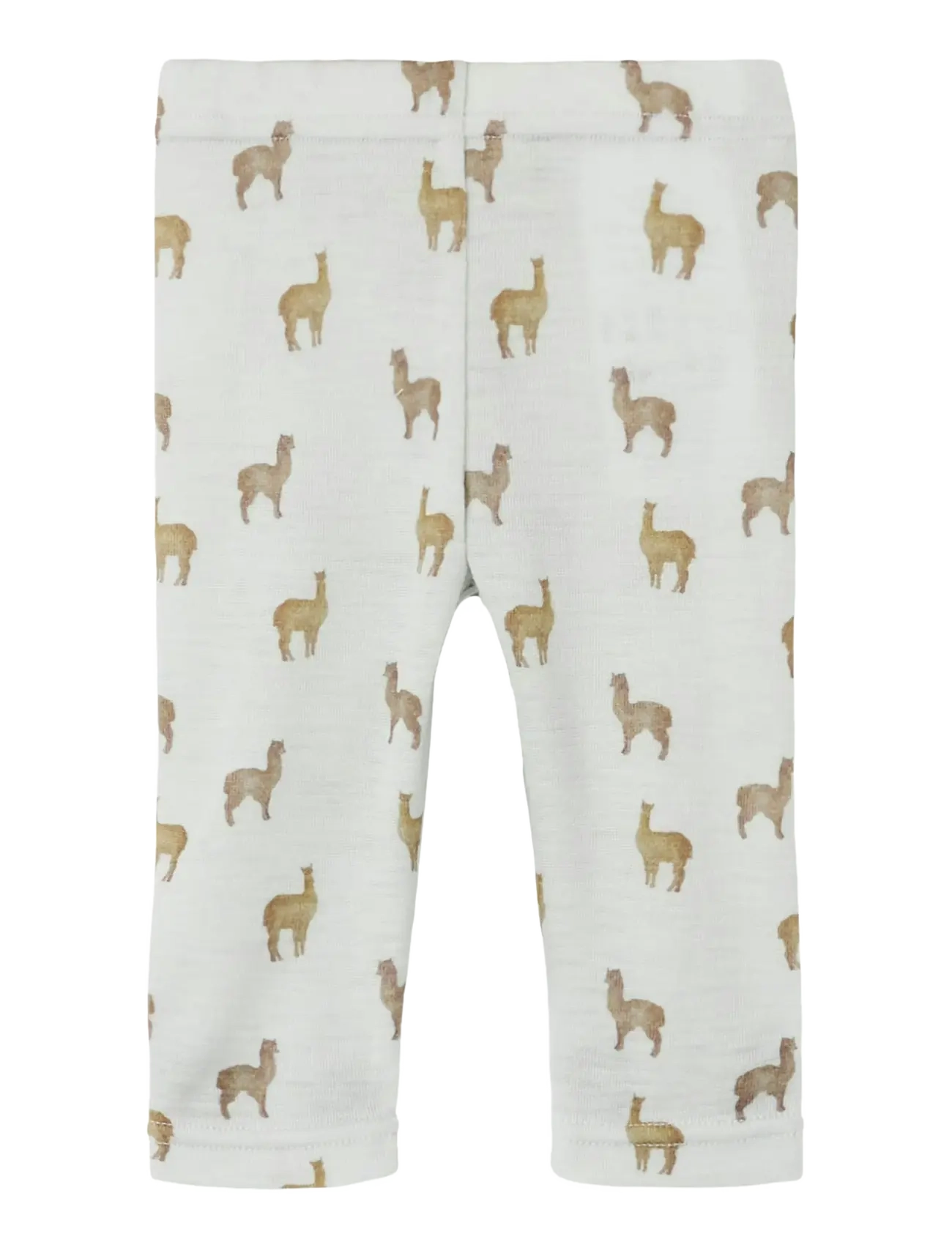Lil'Atelier NBMNOEL NOR WOOL SLIM LEGGING LIL - Uldundertøj baby - GRAY DAWN / cream