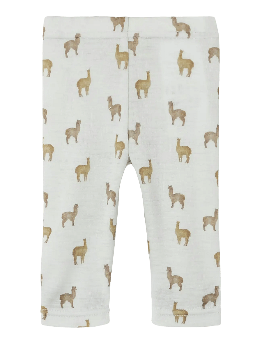 Lil'Atelier - NBMNOEL NOR WOOL SLIM LEGGING LIL - base layer baby - gray dawn - 1